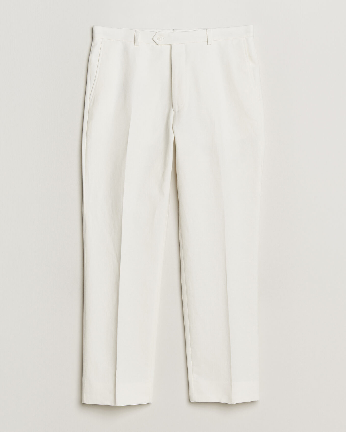 Herre | Bukser | Oscar Jacobson | Dell Cotton Trousers White