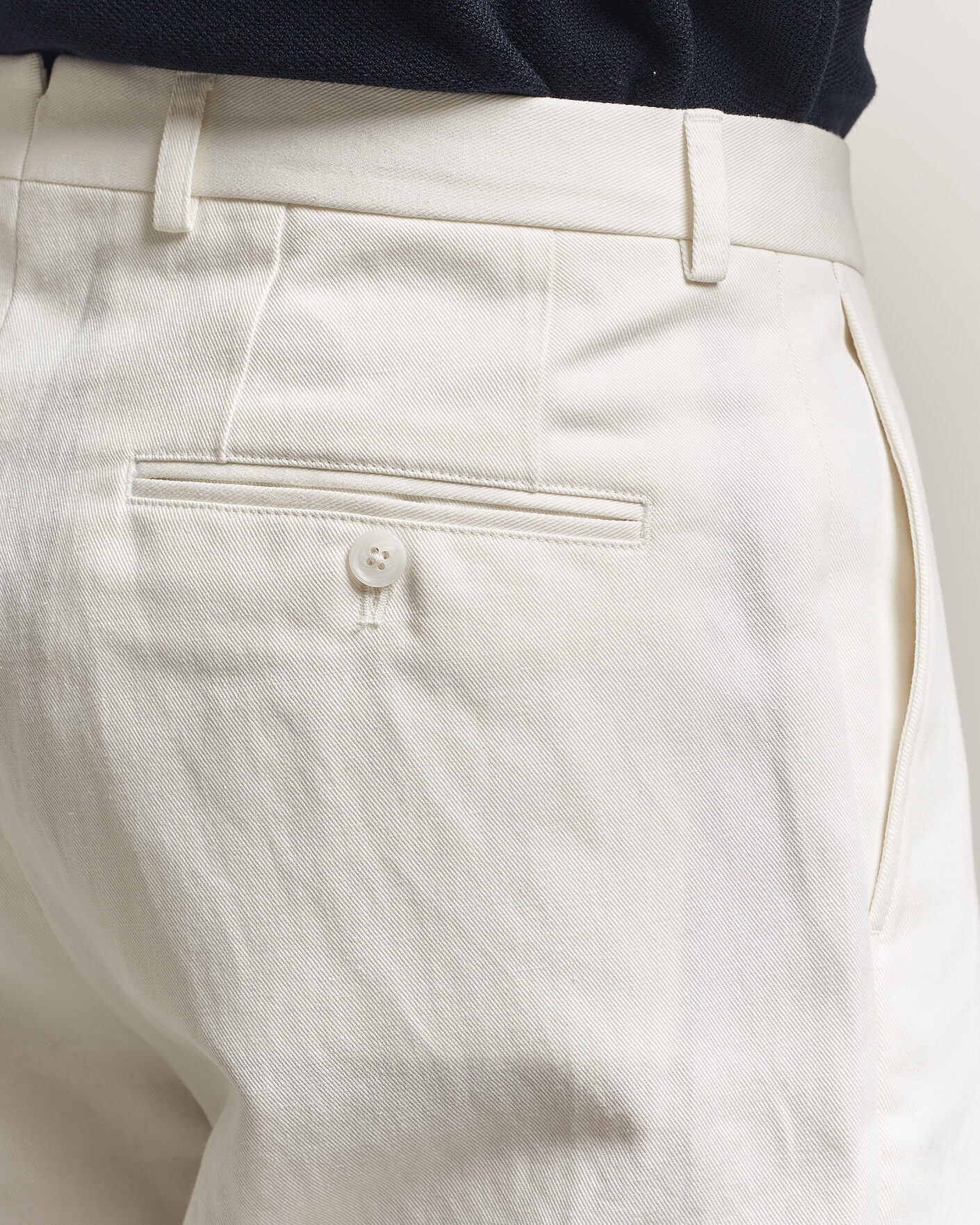 Herre | Bukser | Oscar Jacobson | Dell Cotton Trousers White