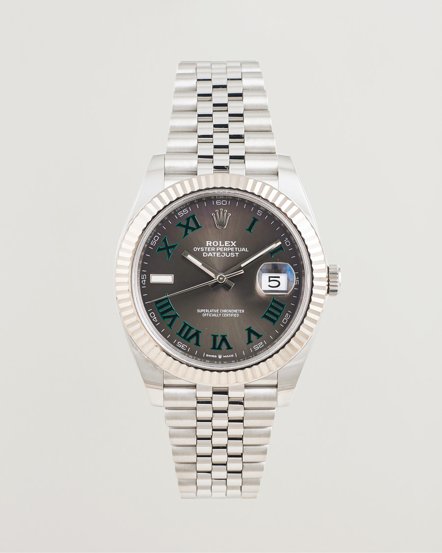 Herre | Rolex Pre-Owned Datejust 41 Wimbledon | Rolex Pre-Owned | Datejust 41 Wimbledon