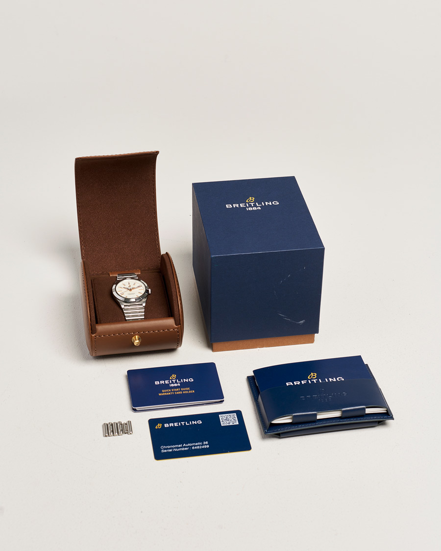 Herre | Pre-Owned & Vintage Watches | Breitling Pre-Owned | Chronomat 36 Diamant