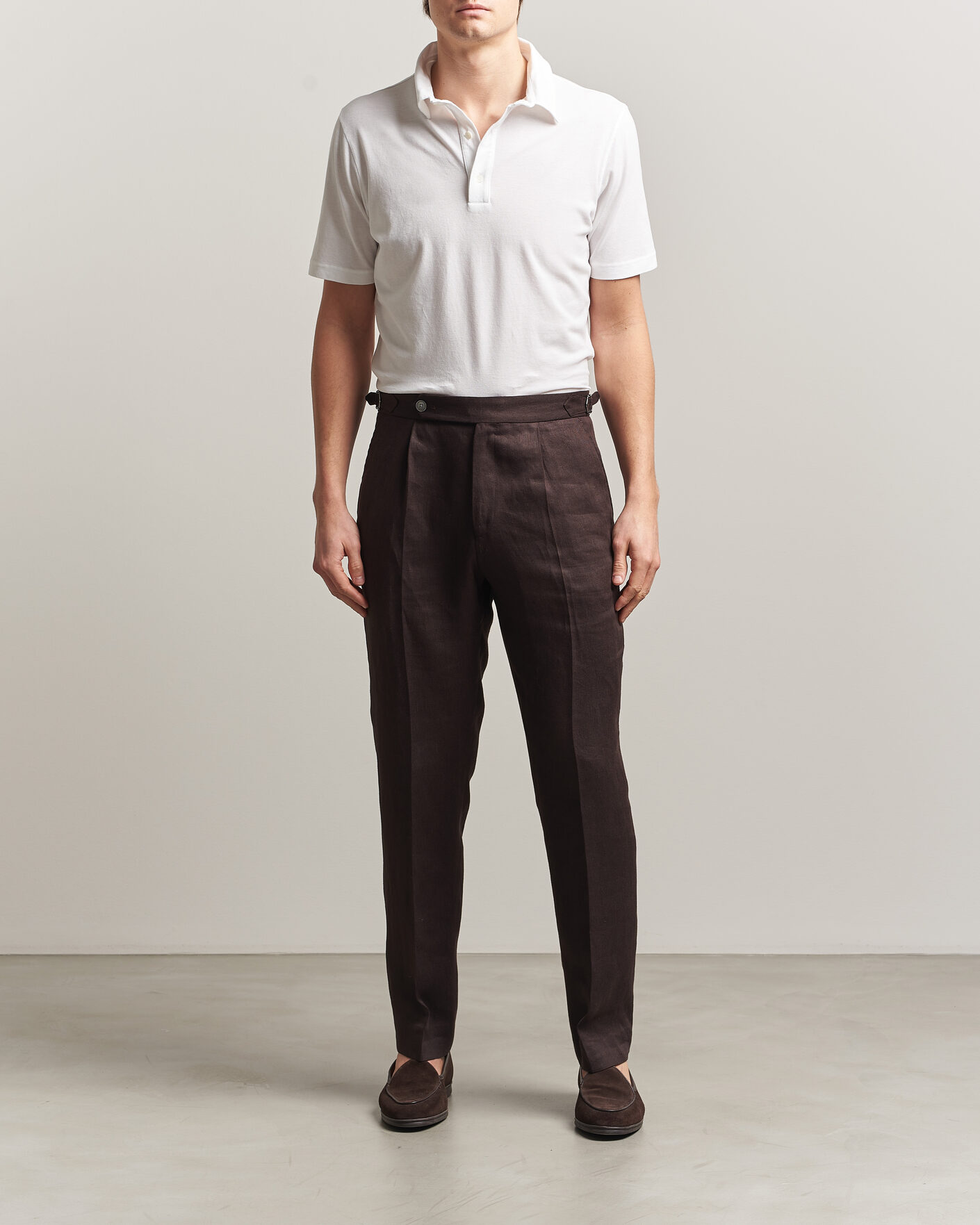 Herre | Polotrøjer | Zanone | Soft Cotton Piquet Polo White