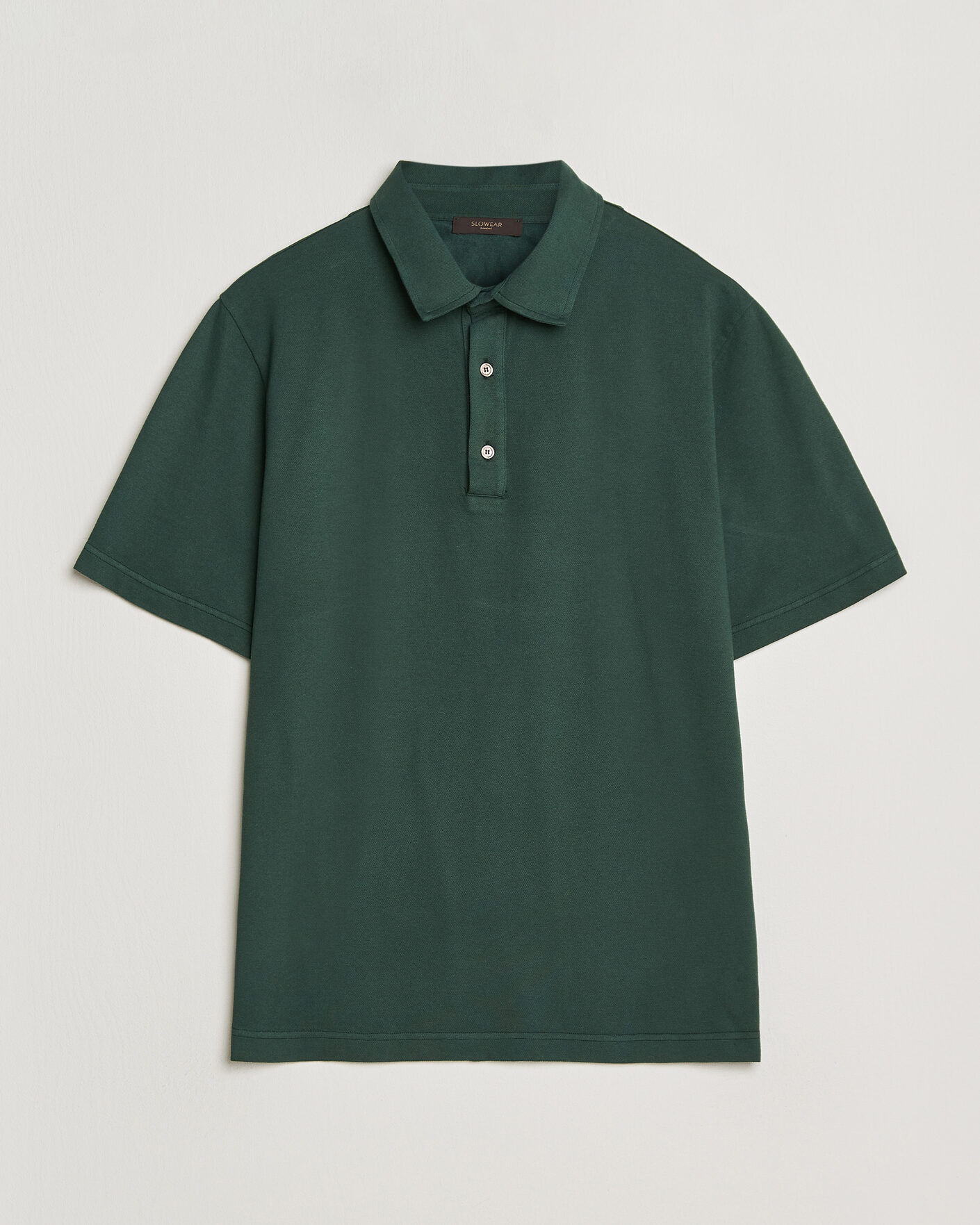 Herre | Polotrøjer | Zanone | Soft Cotton Piquet Polo Dark Green