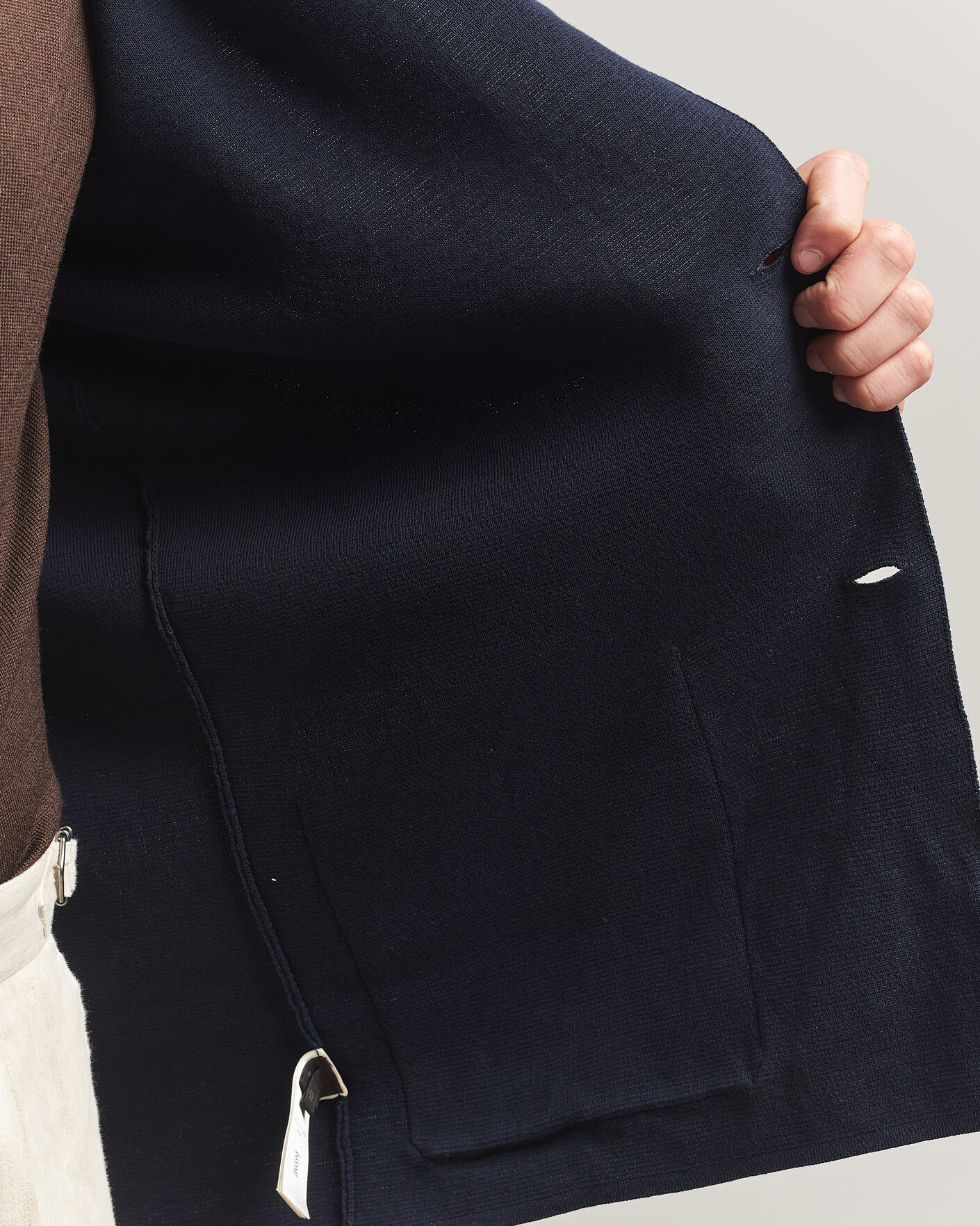 Herre | Blazere & jakker | Zanone | Knitted Cotton Blazer Navy