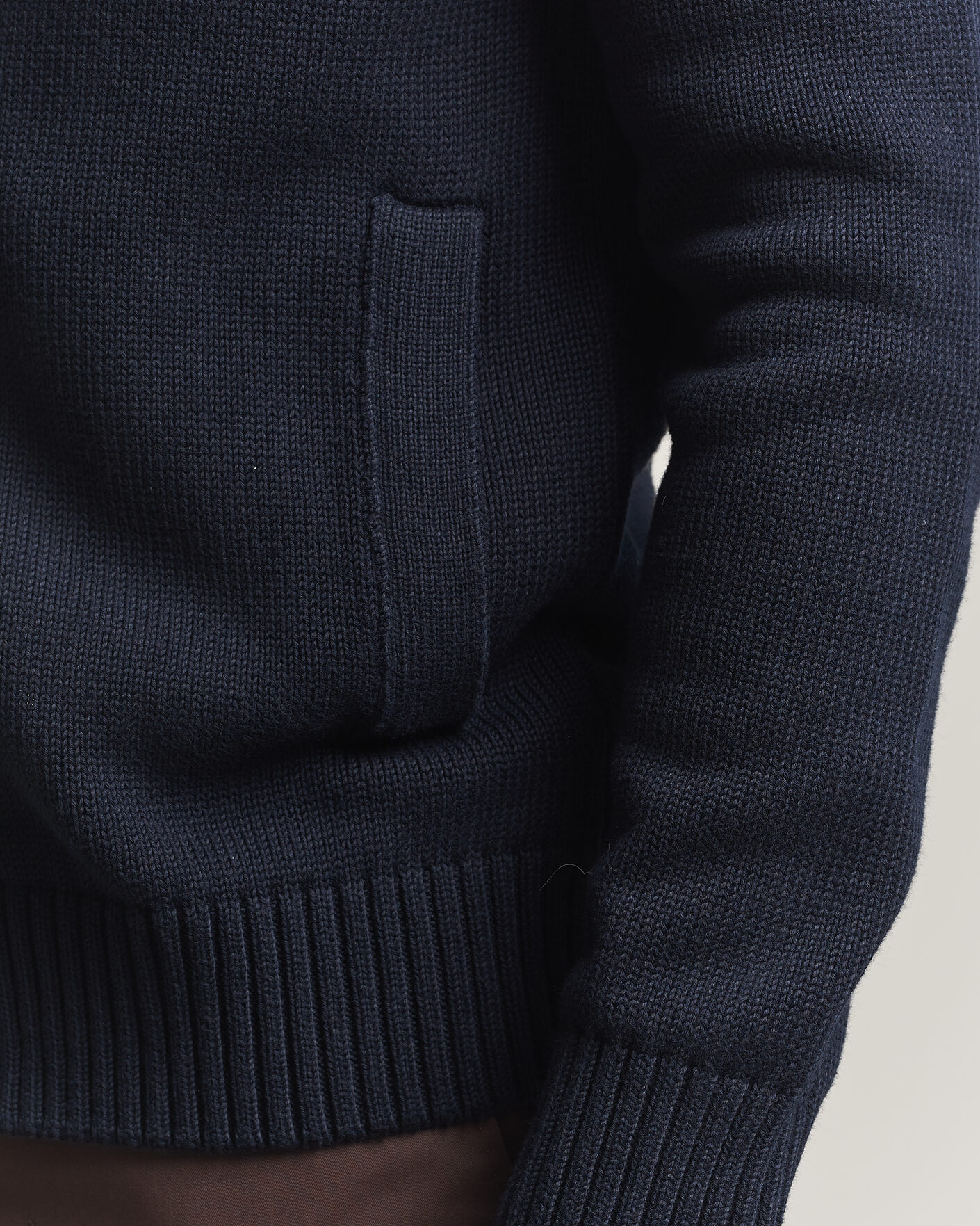 Herre | Trøjer | Zanone | Soft Cotton Chioto Cardigan Navy