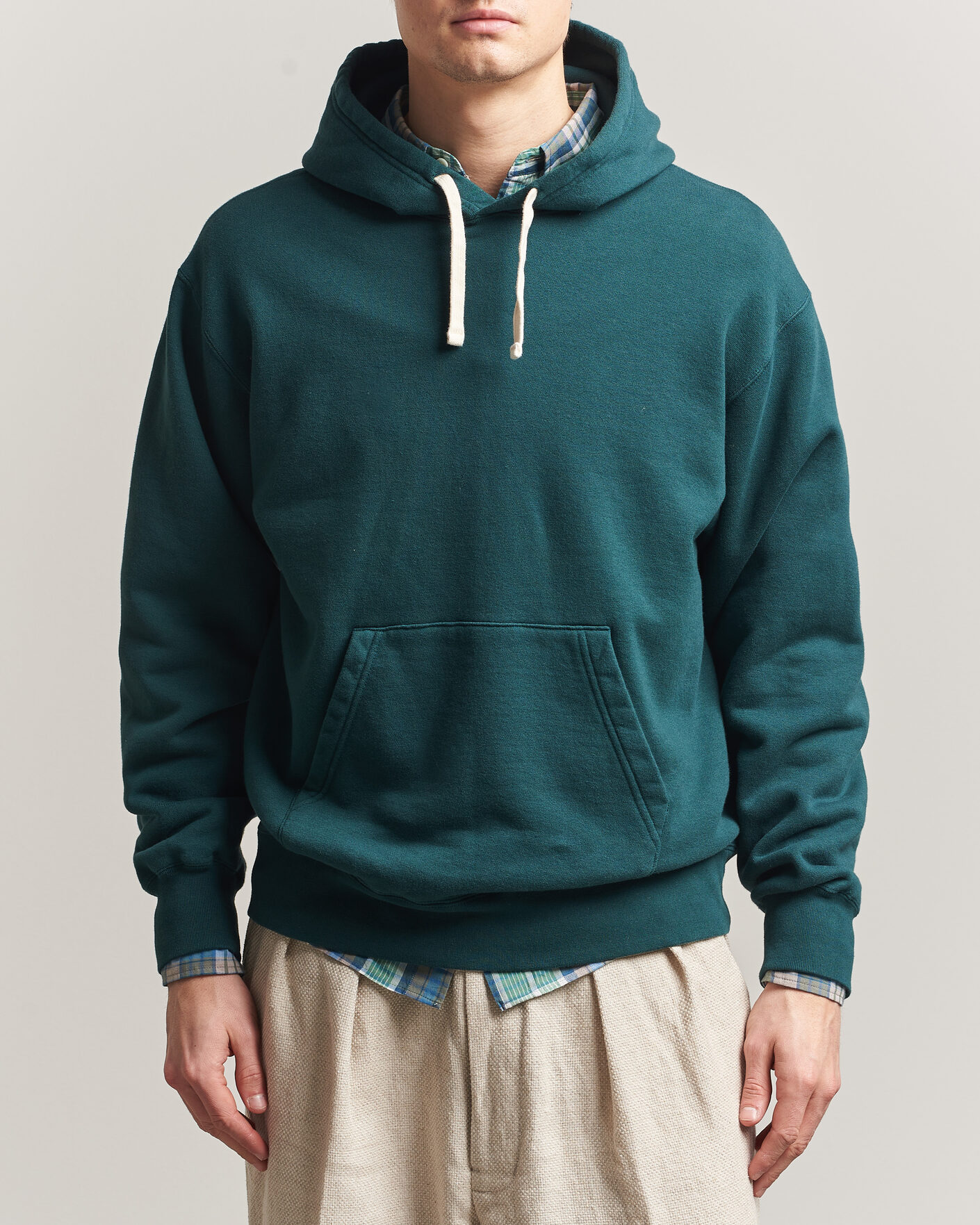 Herre | Trøjer | BEAMS PLUS | Hooded Sweat Pullover Dark Green
