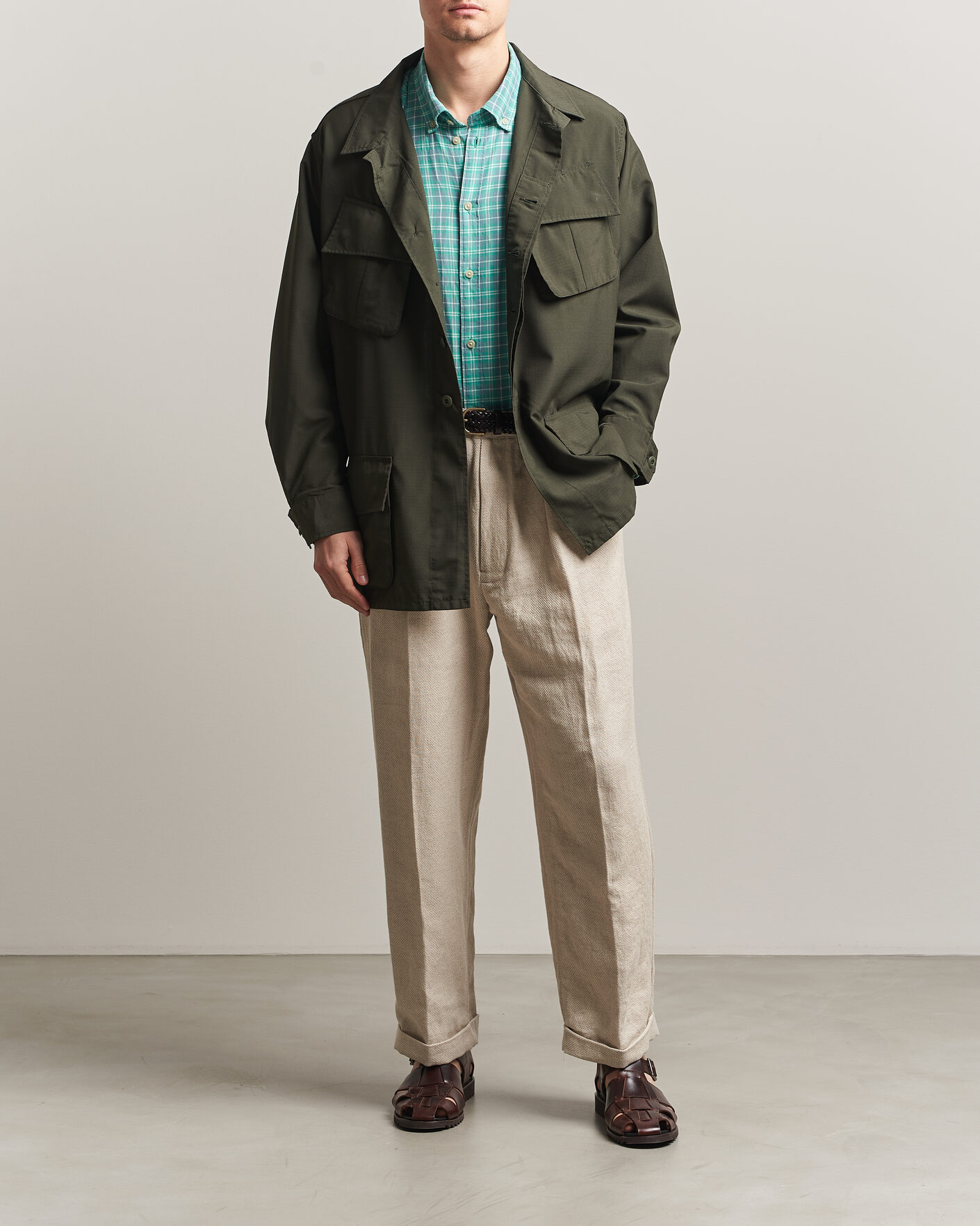 Herre | Jakker | BEAMS PLUS | MIL Fatigue Jacket Olive