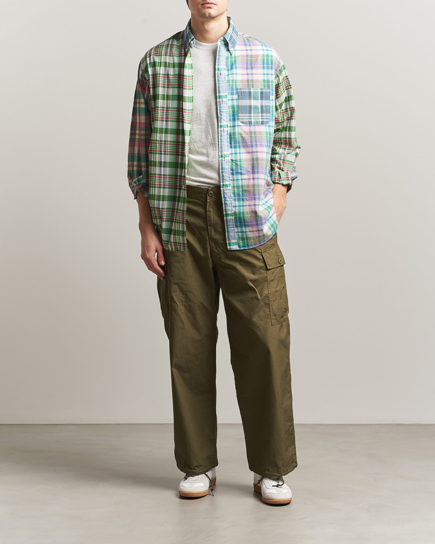 Herre | Bukser | BEAMS PLUS | MIL 6 Pocket Cargo Pants Olive