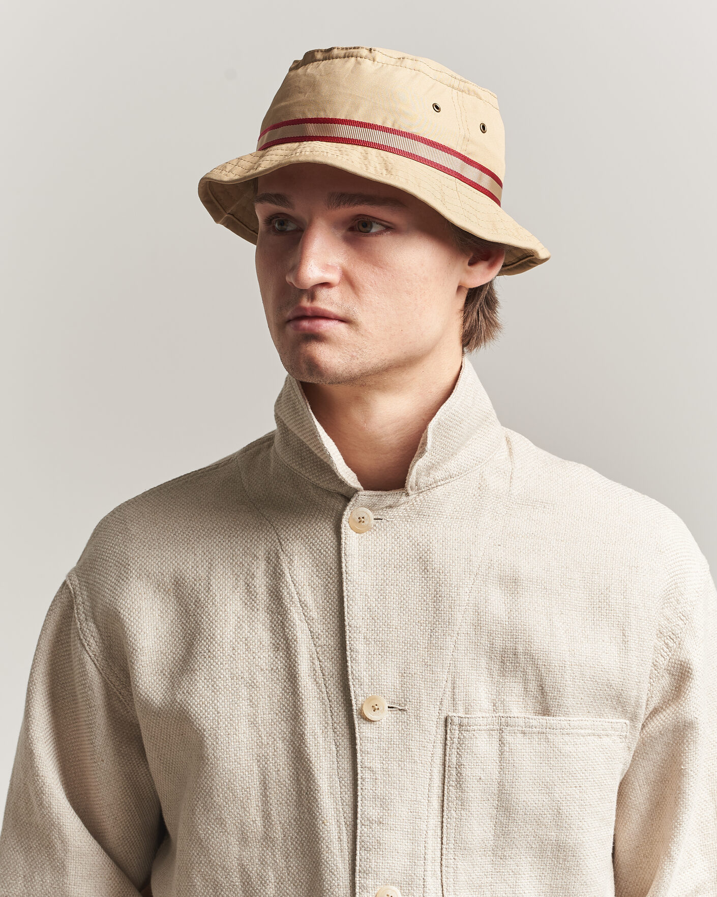 Herre | Hatte & kasketter | BEAMS PLUS | Pork Pie Hat Beige