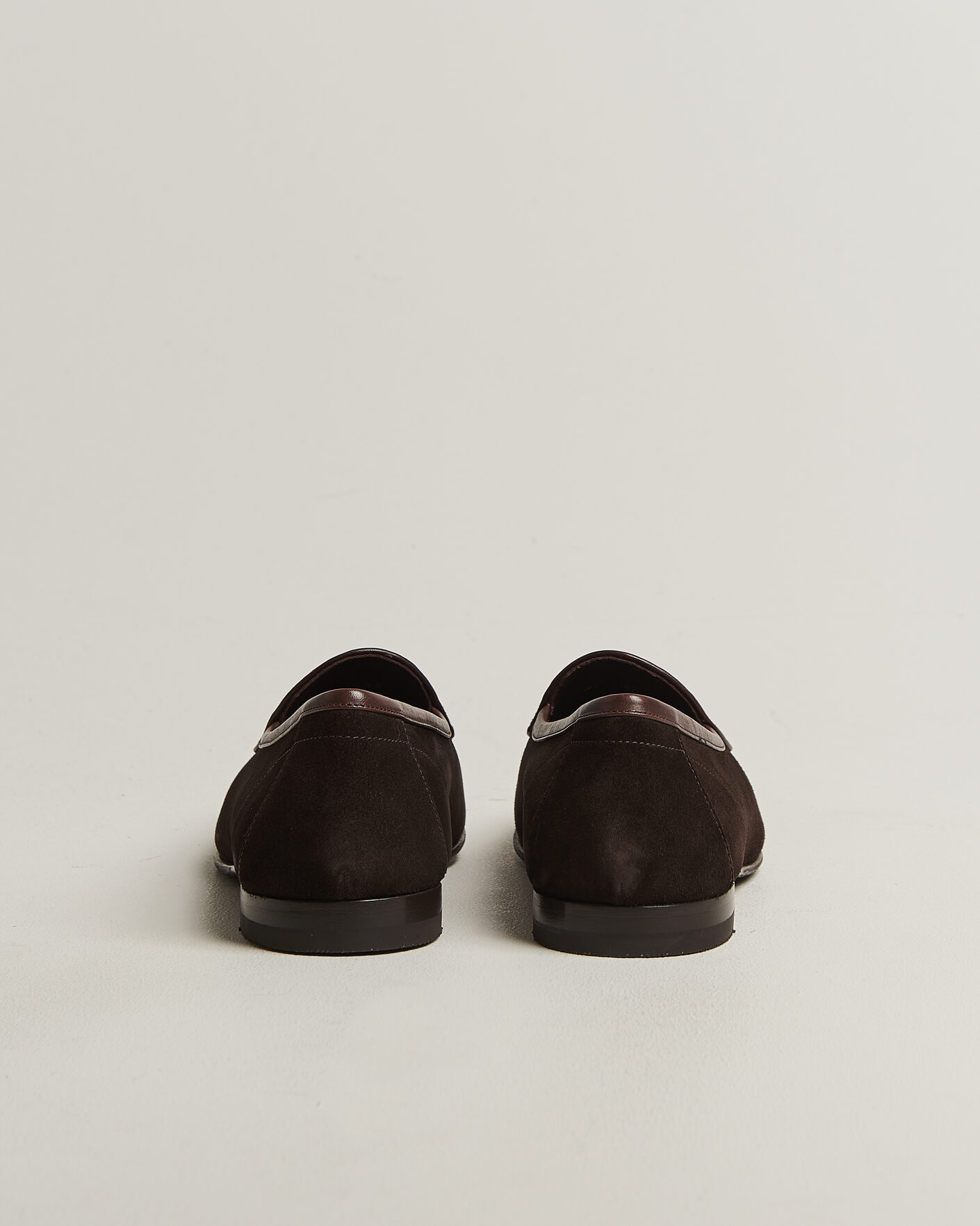 Herre | Loafers | Loake 1880 | Belgrave Suede Belgian Loafer Dark Brown