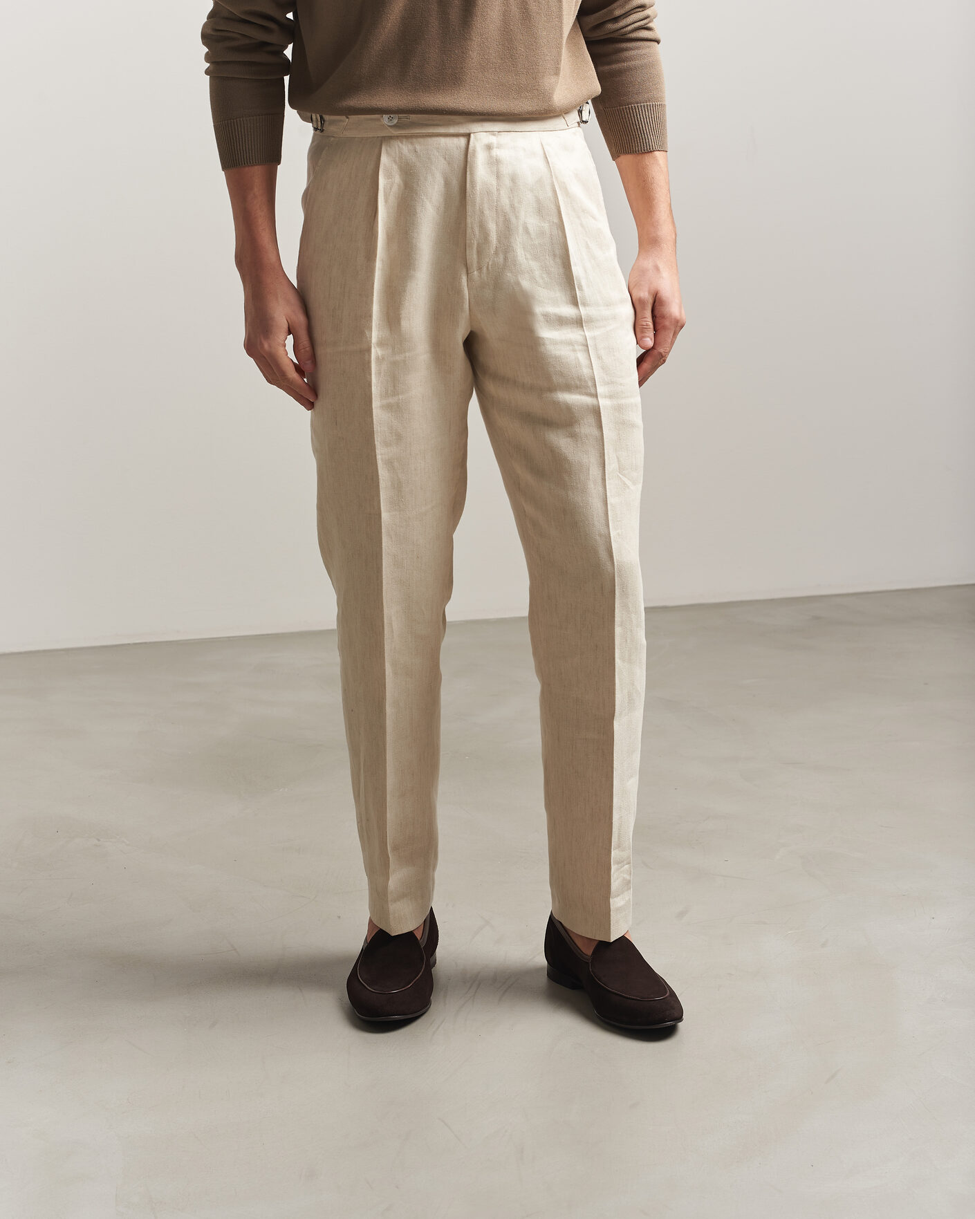 Herre | Loafers | Loake 1880 | Belgrave Suede Belgian Loafer Dark Brown