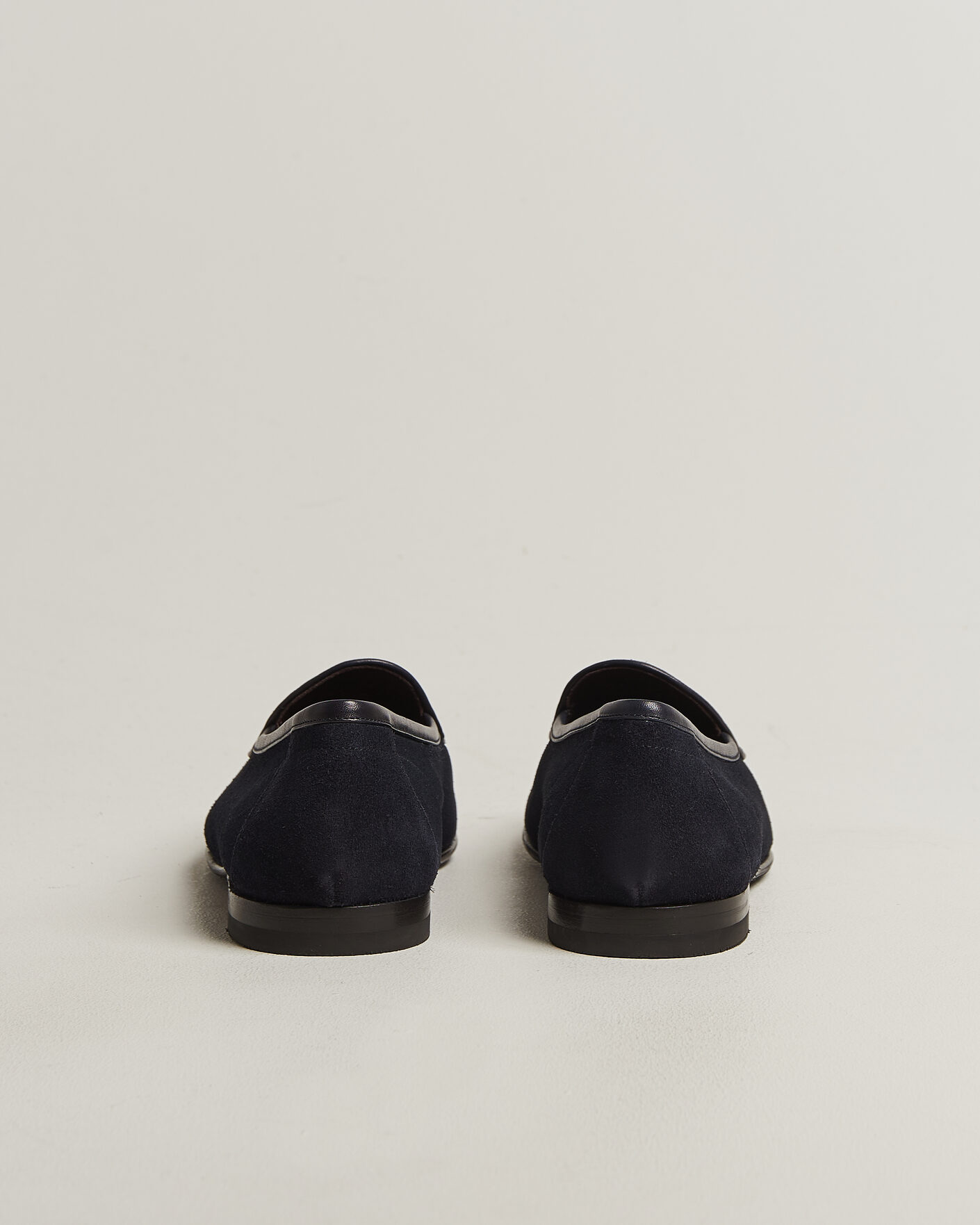 Herre | Loafers | Loake 1880 | Belgrave Suede Belgian Loafer Navy