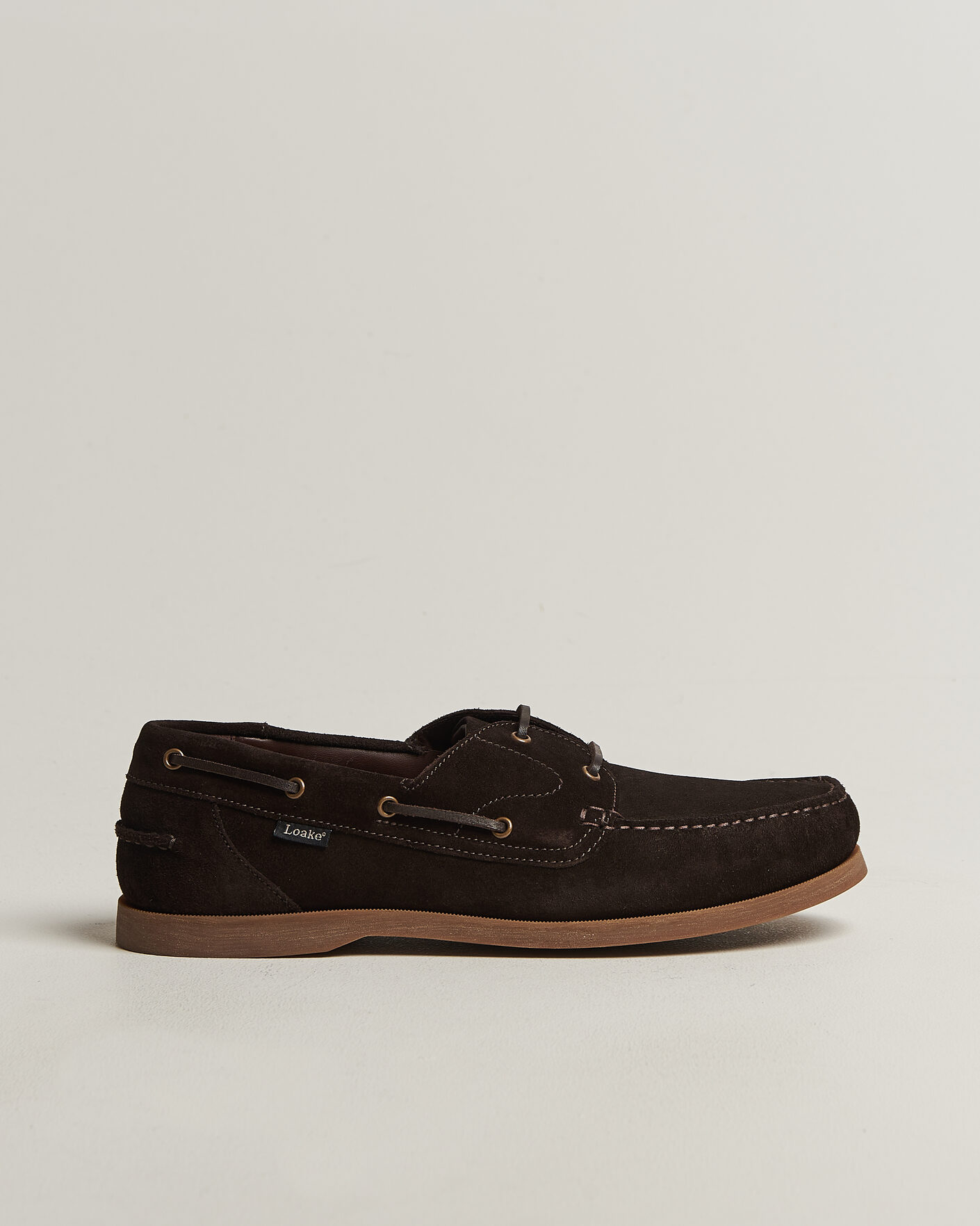 Herre | Sejlersko | Loake 1880 | Padstow Suede Boat Shoe Dark Brown