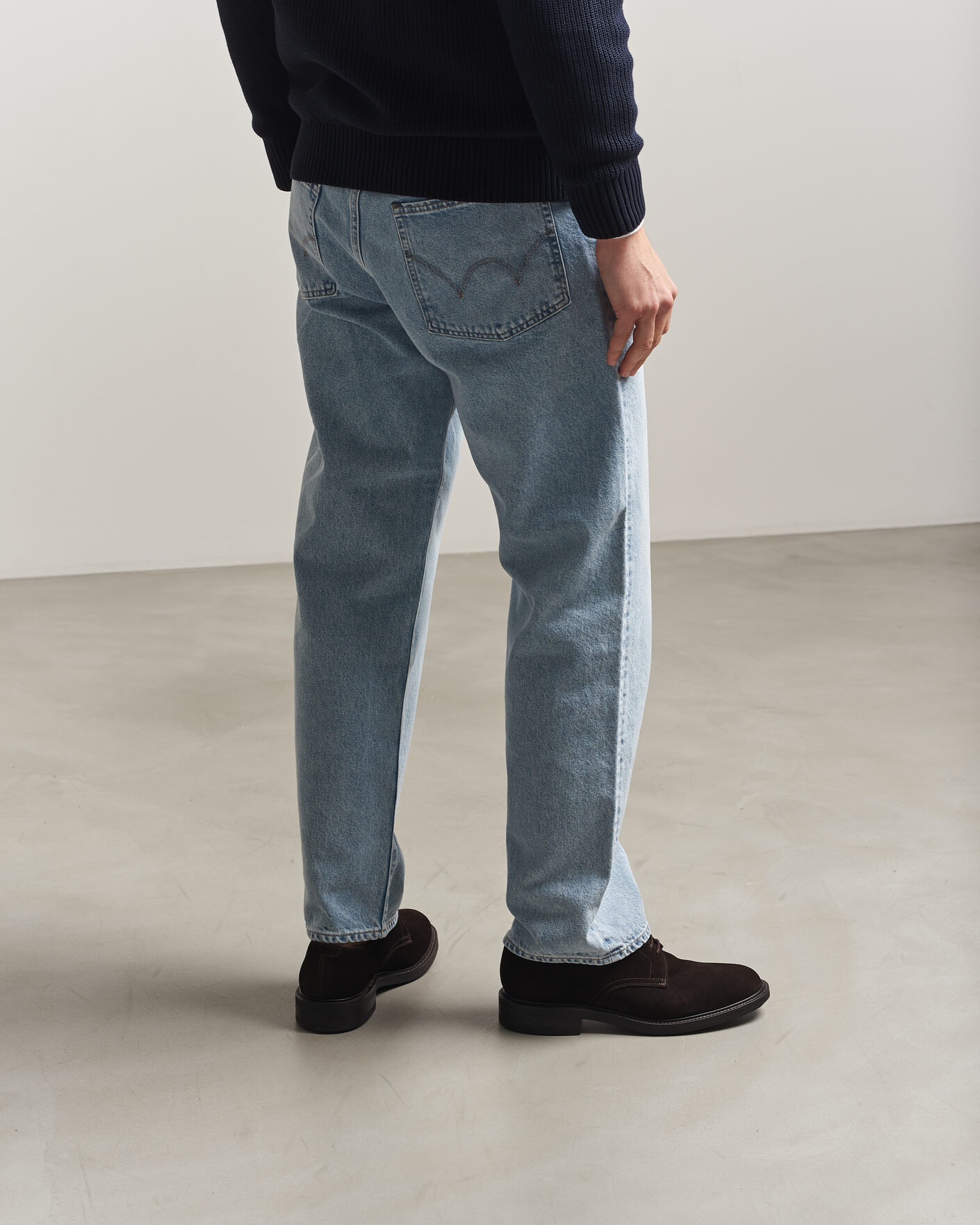 Herre | Derbys | Loake 1880 | Barbican Suede Derby Dark Brown