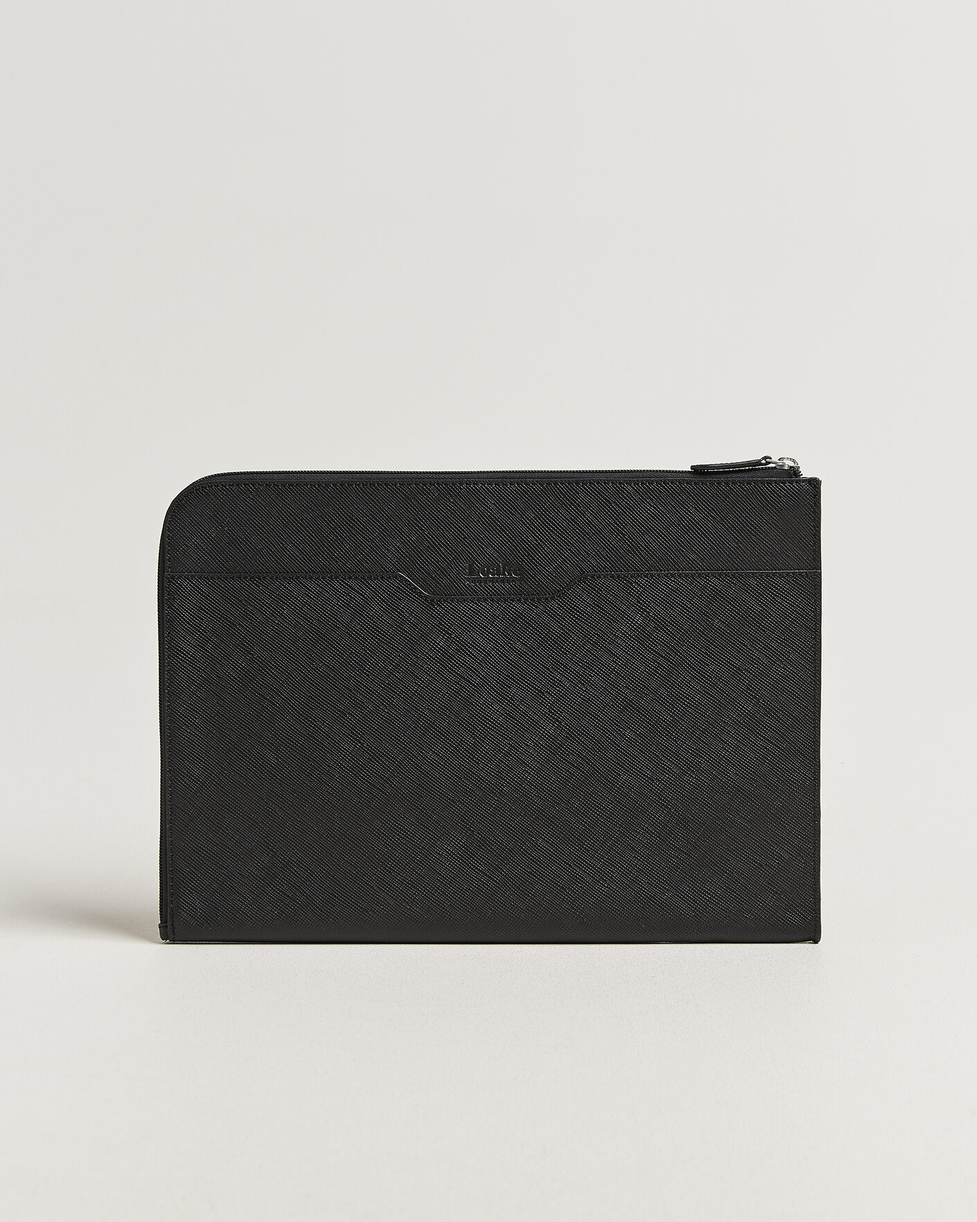 Herre | Tasker | Loake Shoemakers | Gresham Grain Leather Laptop Cover Black