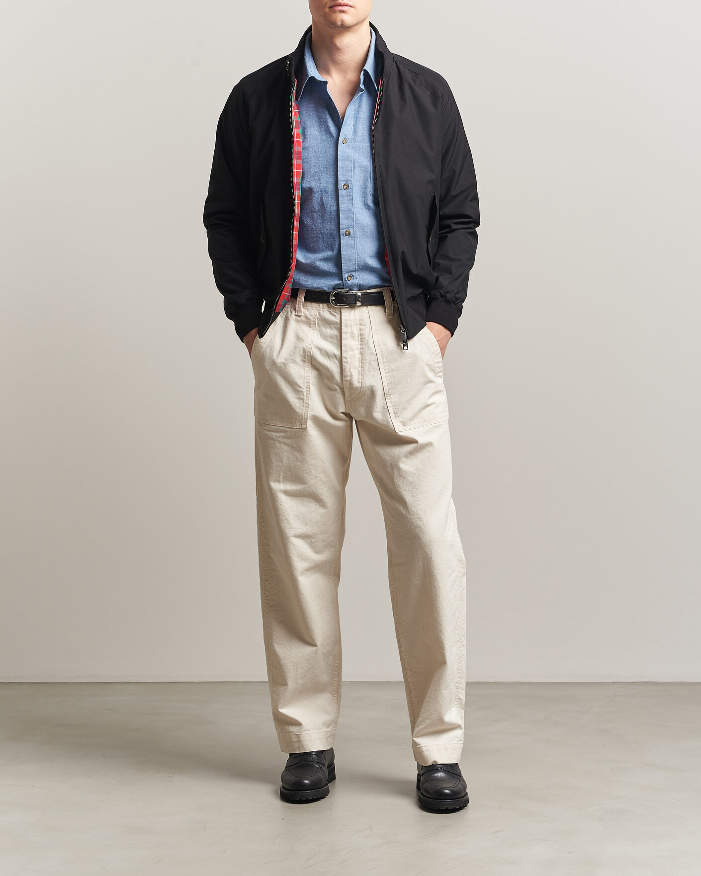 Herre | Jakker | Baracuta | G9 Original Harrington Jacket Black