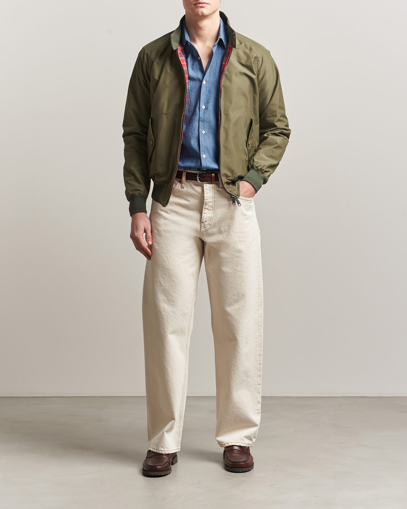 Herre | Jakker | Baracuta | G9 Original Harrington Jacket Army
