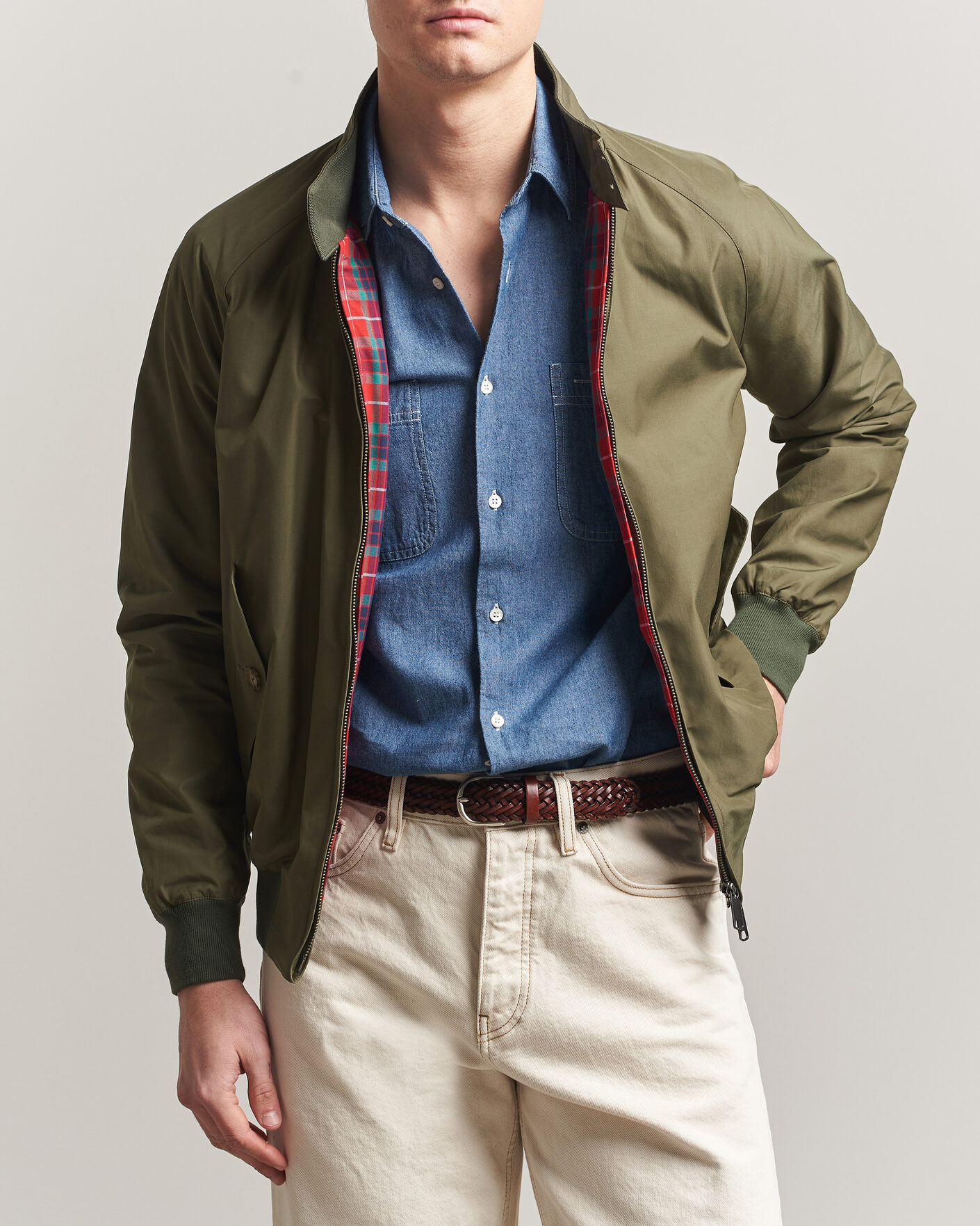 Herre | Jakker | Baracuta | G9 Original Harrington Jacket Army