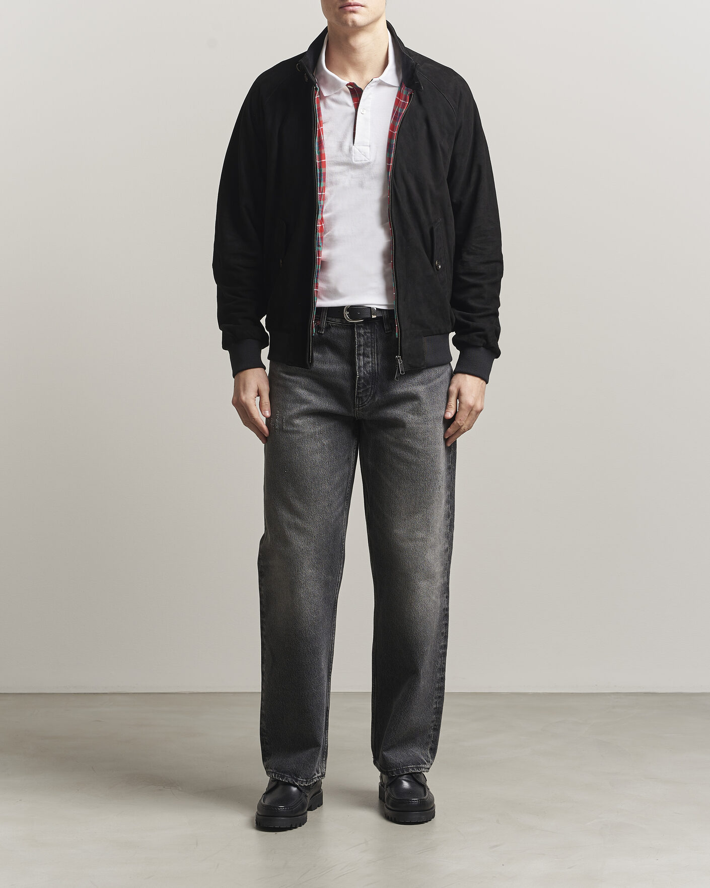 Herre | Jakker | Baracuta | G9 Suede Jacket Black