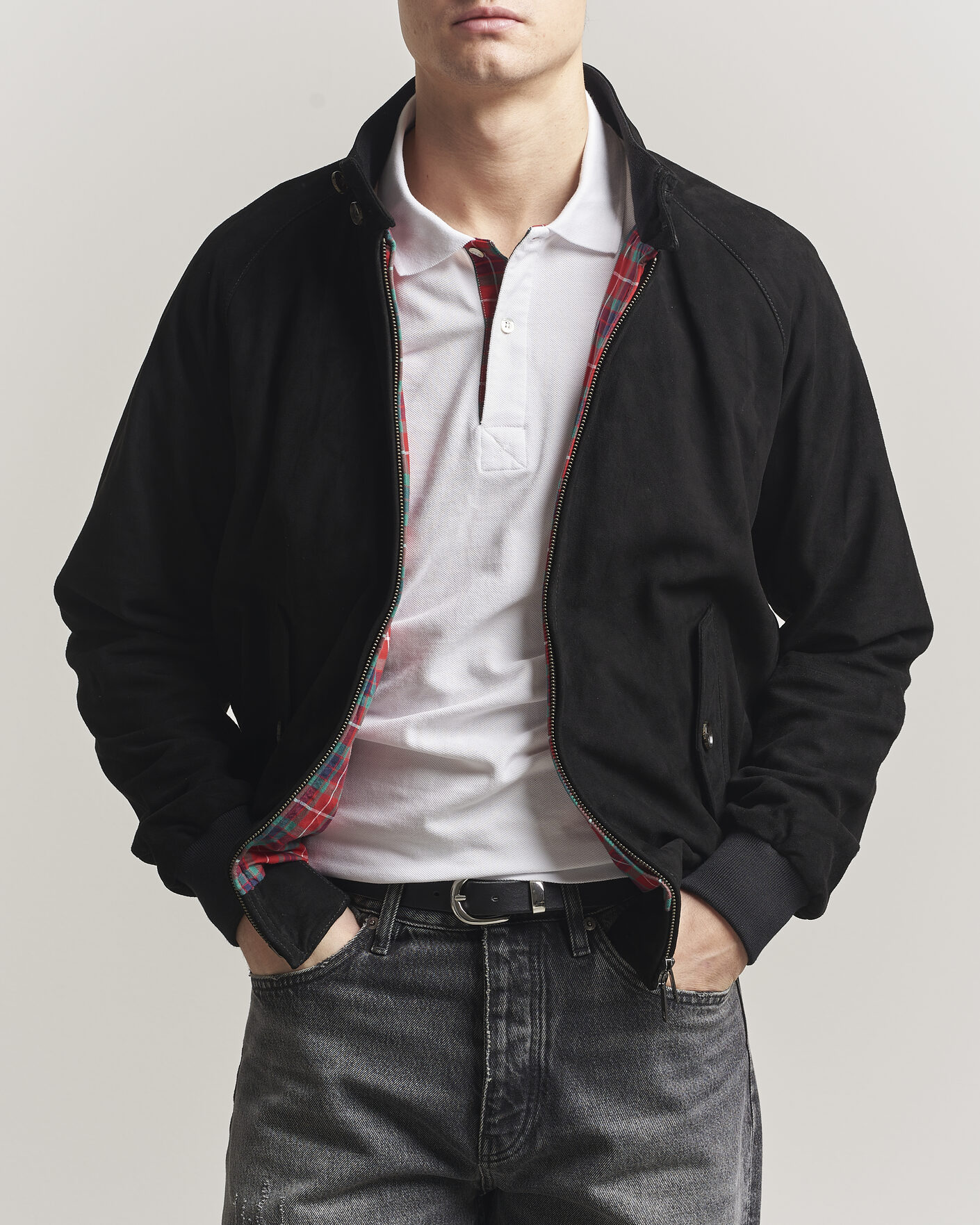 Herre | Jakker | Baracuta | G9 Suede Jacket Black