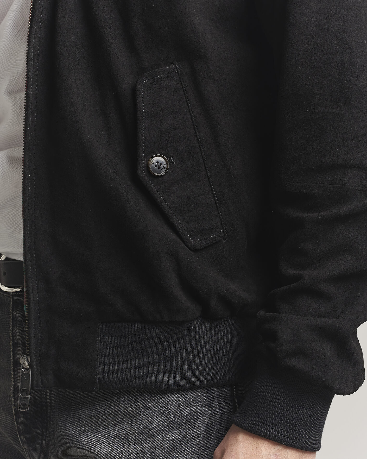 Herre | Jakker | Baracuta | G9 Suede Jacket Black