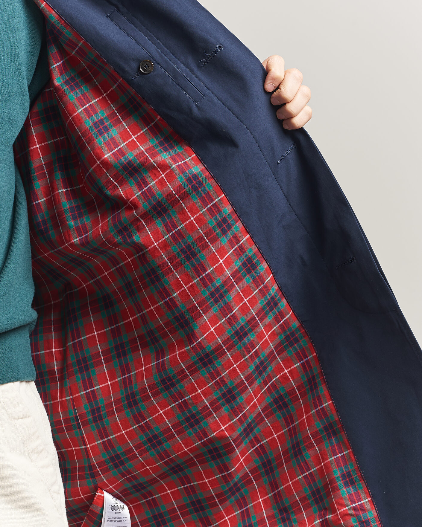 Herre | Jakker | Baracuta | G12 Original Cloth Coat Navy