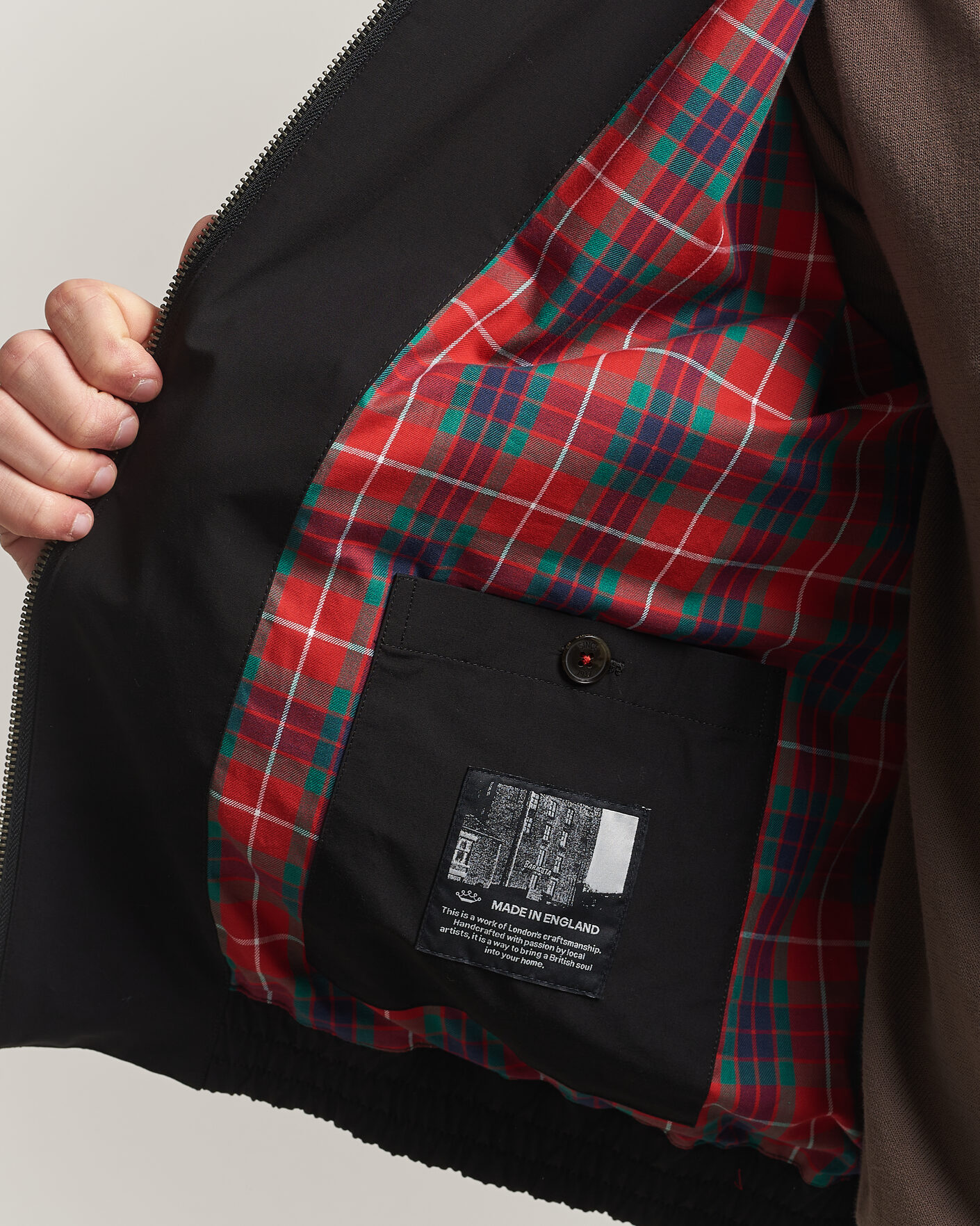 Herre | Jakker | Baracuta | G18 Original Cloth Jacket Black