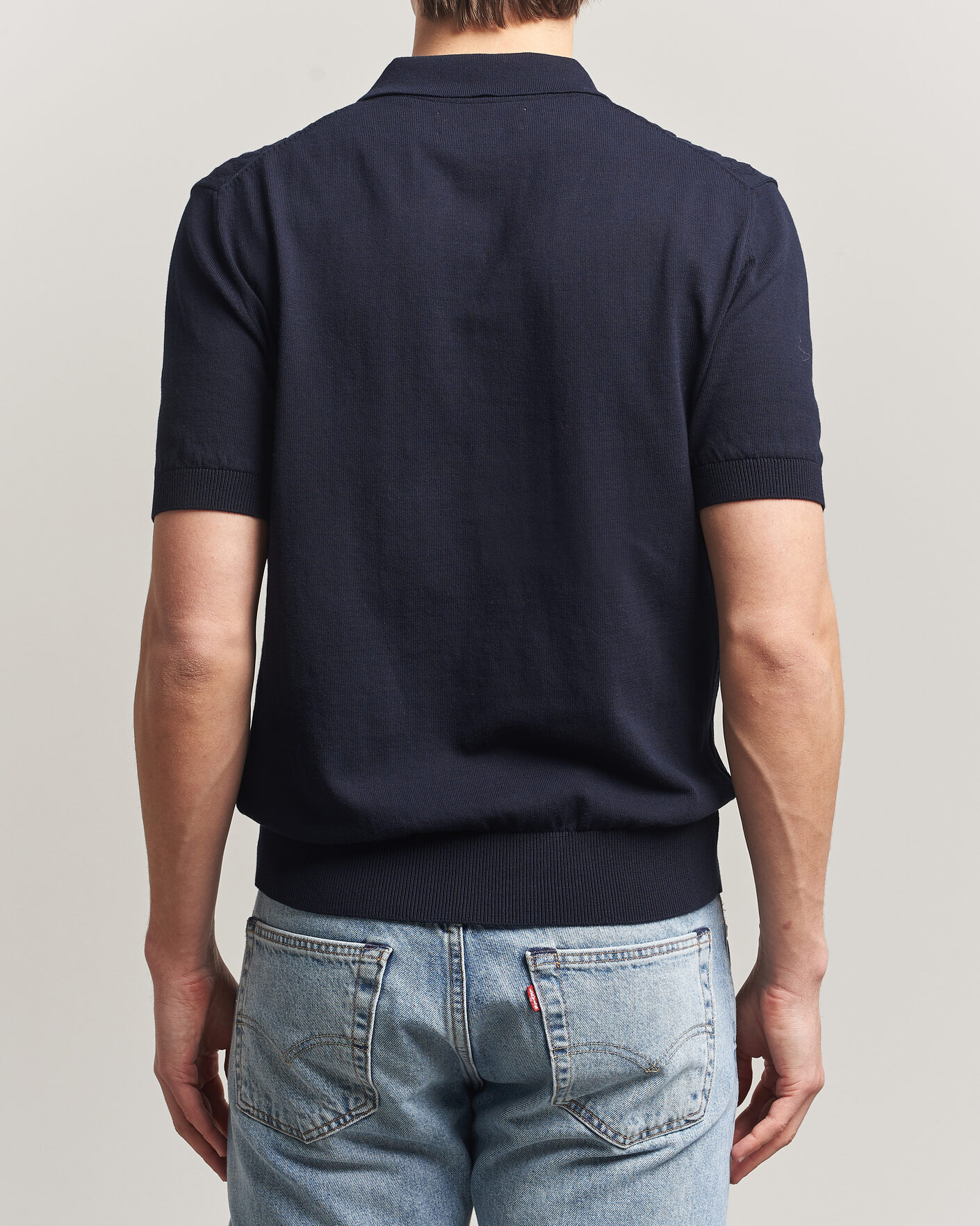 Herre | Polotrøjer | Baracuta | Pattern Stich Polo Navy