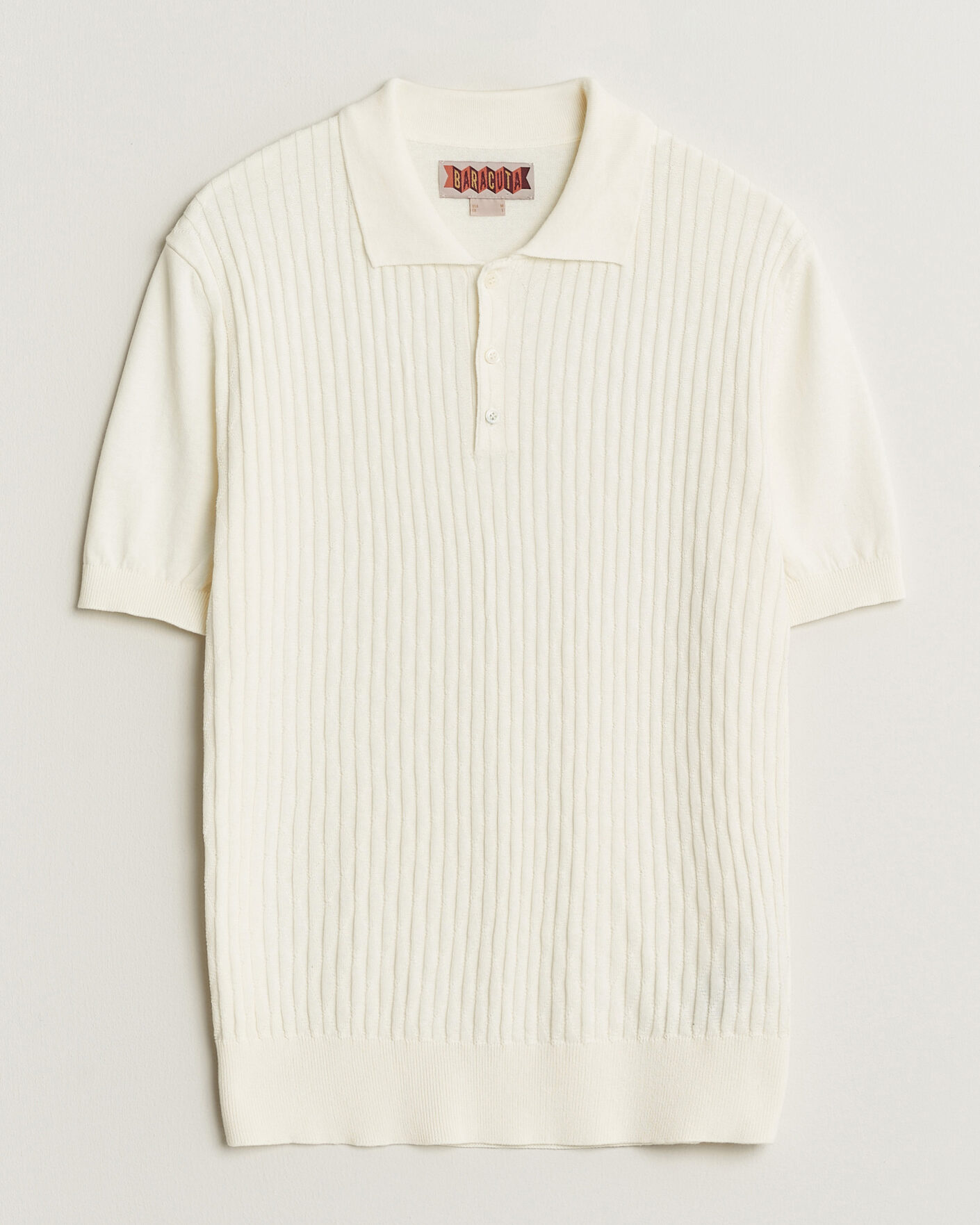 Herre | Polotrøjer | Baracuta | Pattern Stich Polo Off White