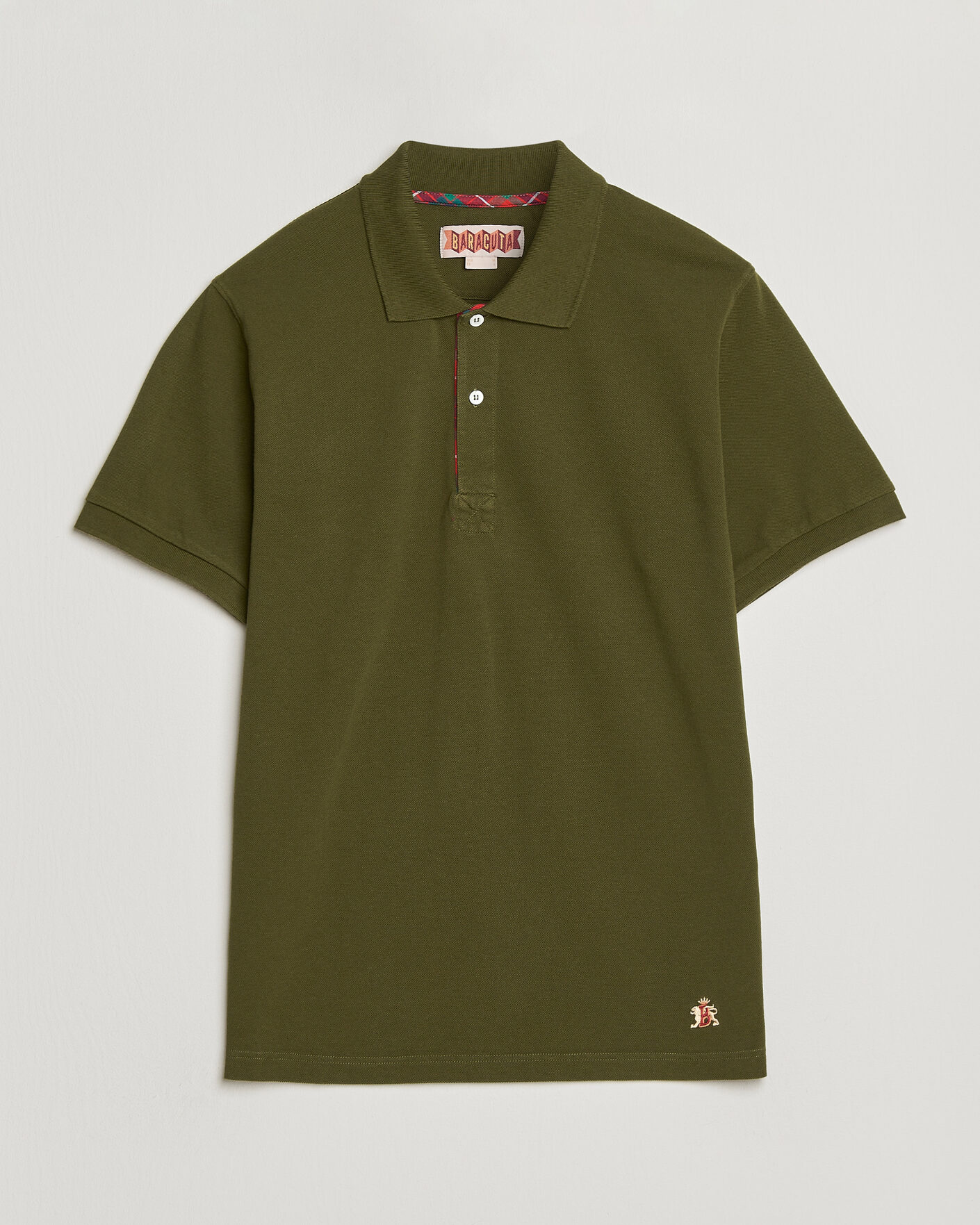 Herre | Polotrøjer | Baracuta | Tartan Placket Piquet Polo Beech
