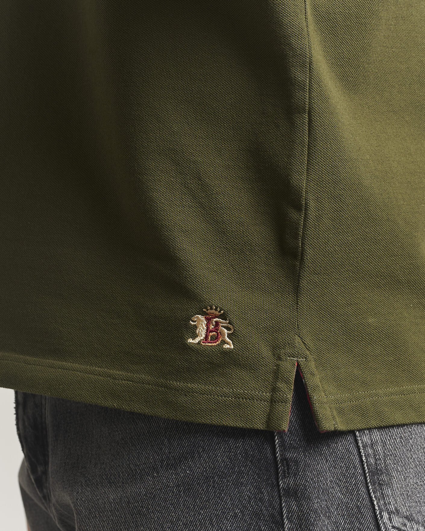Herre | Polotrøjer | Baracuta | Tartan Placket Piquet Polo Beech