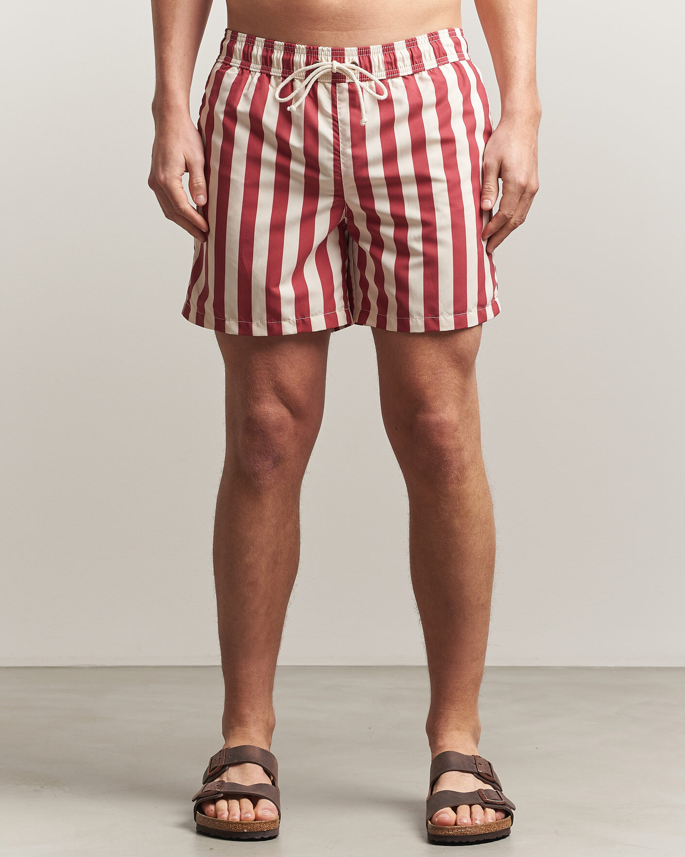 Herre | Badebukser | Ripa Ripa | Paraggi Striped Swimshorts Red