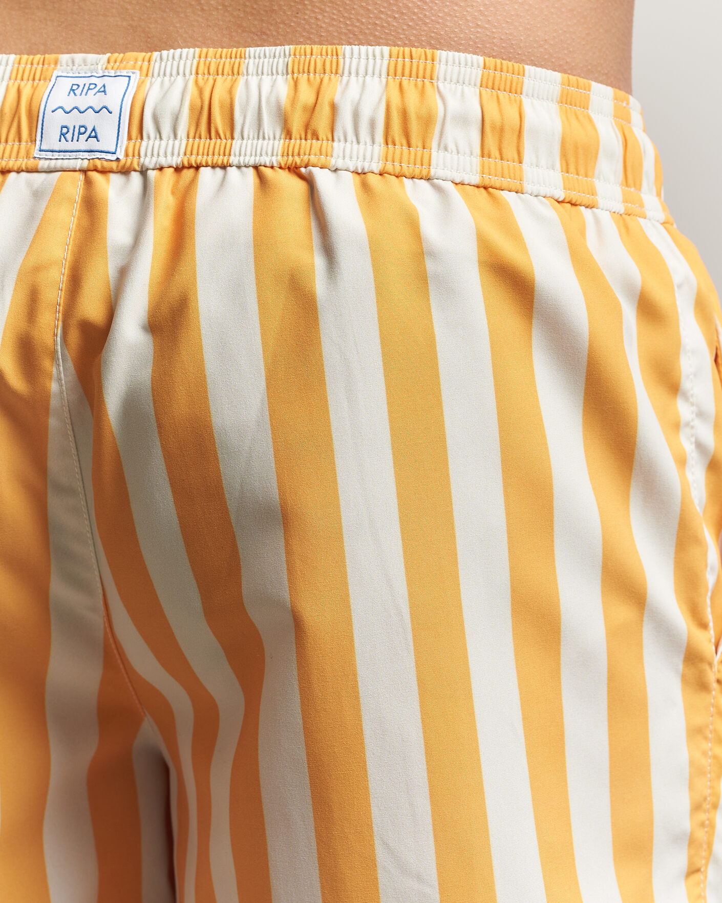 Herre | Badebukser | Ripa Ripa | Paraggi Striped Swimshorts Yellow