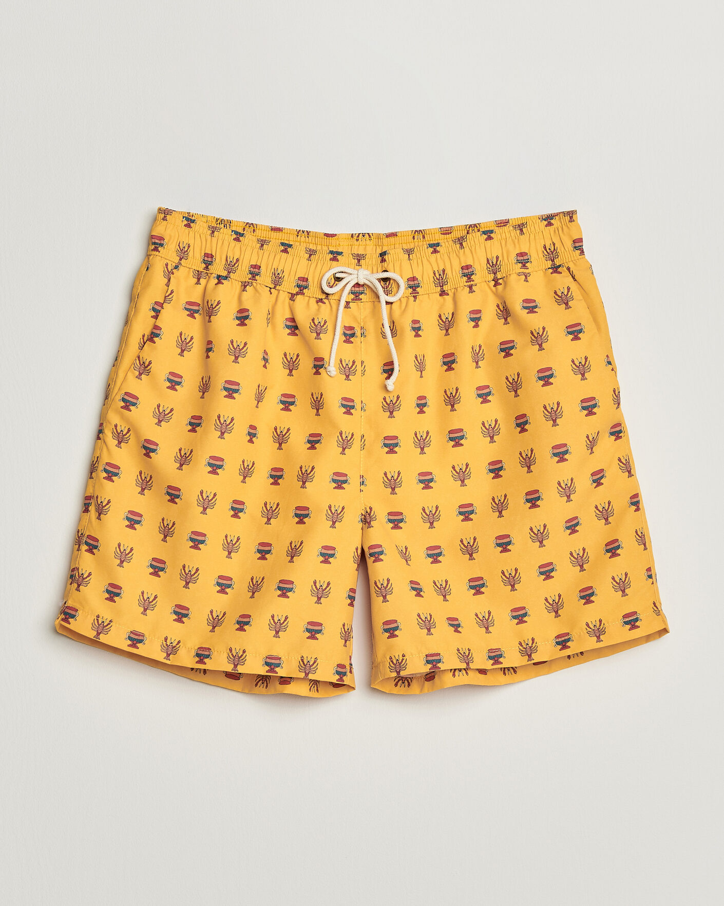 Herre | Badebukser | Ripa Ripa | Printed Swimshorts Yellow