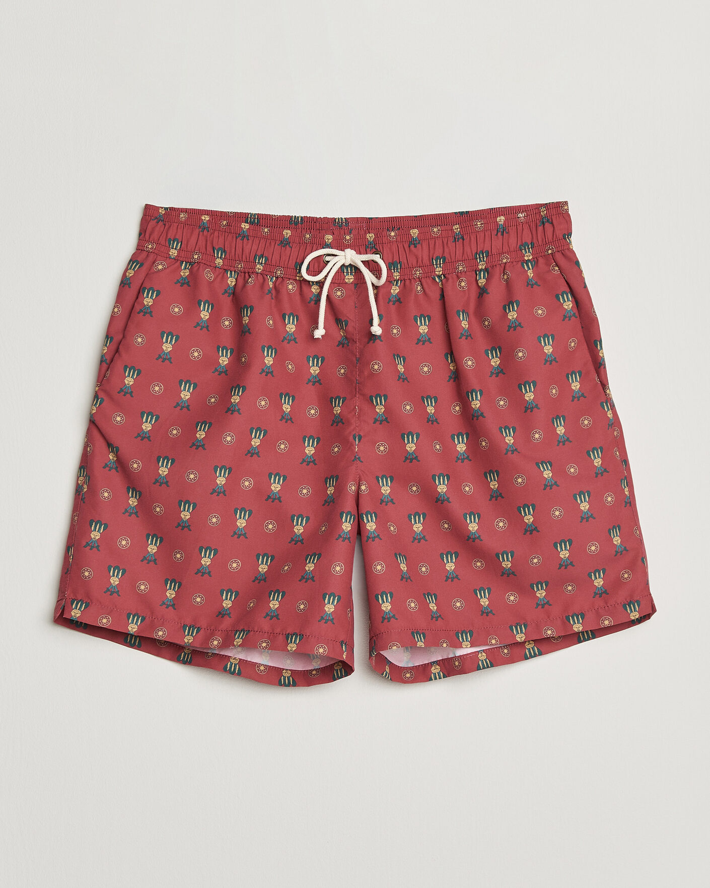 Herre | Badebukser | Ripa Ripa | Printed Swimshorts Red