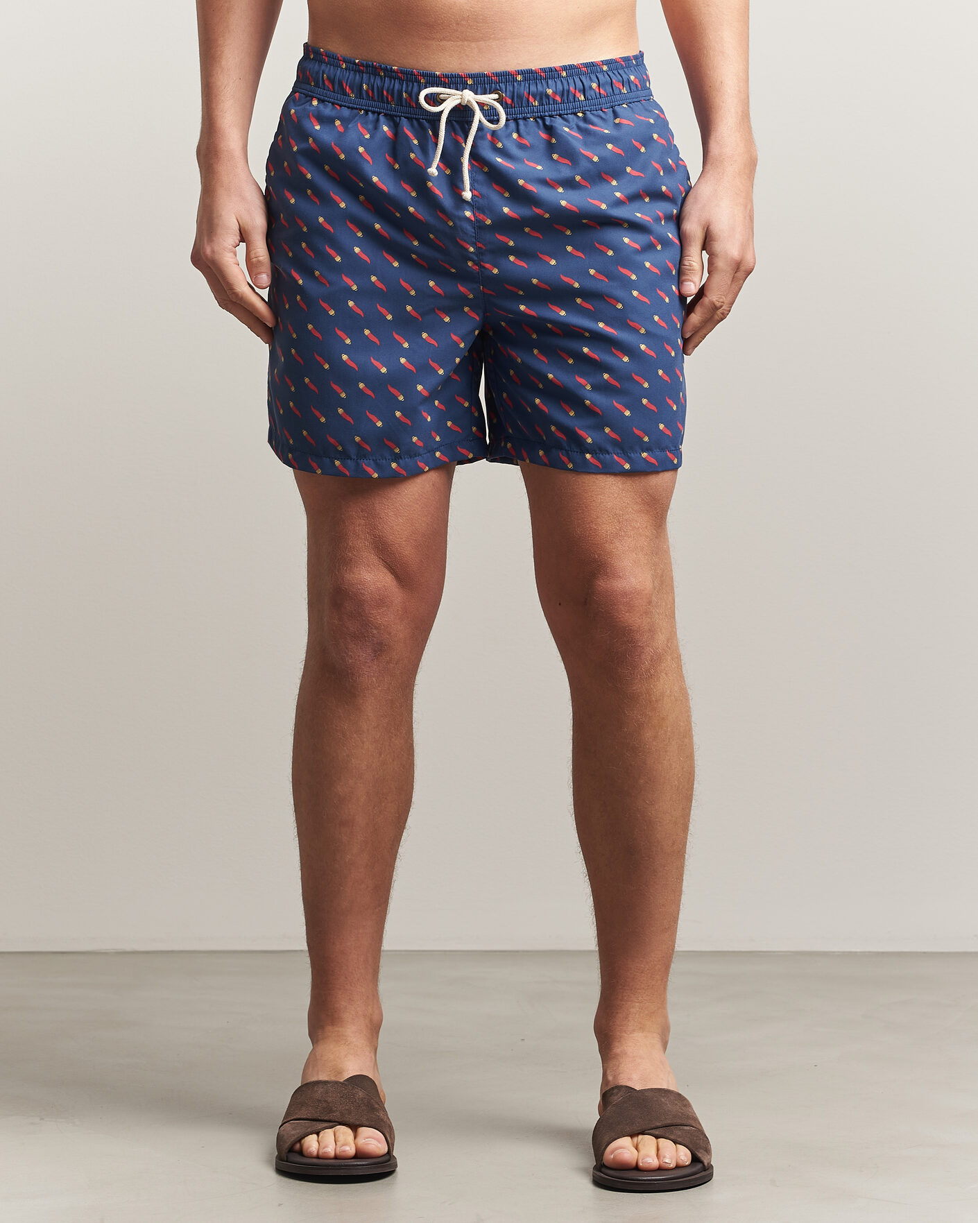 Herre | Badebukser | Ripa Ripa | Printed Swimshorts Blue