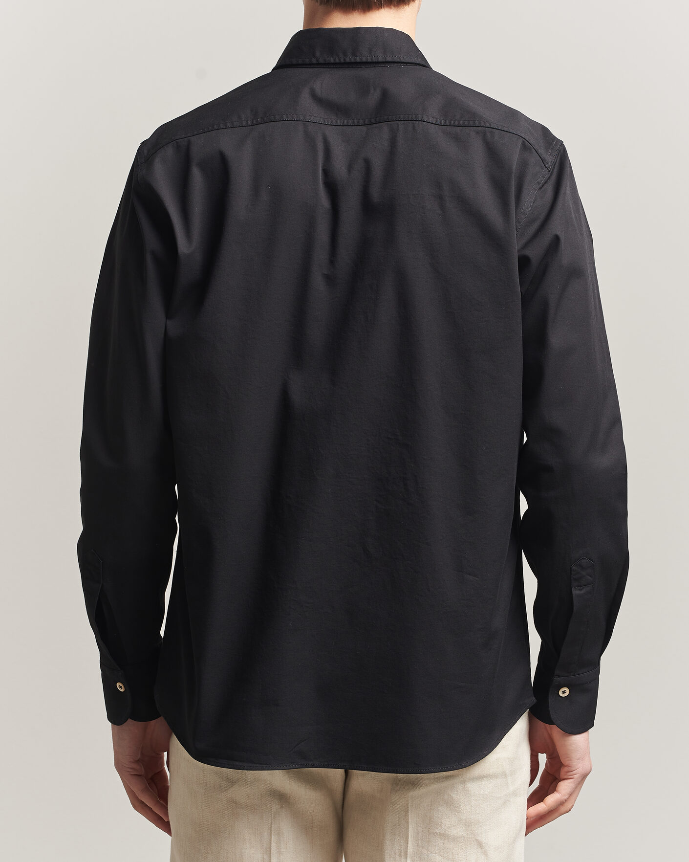 Herre | Skjorter | Grigio | Illinois Cotton Overshirt Black