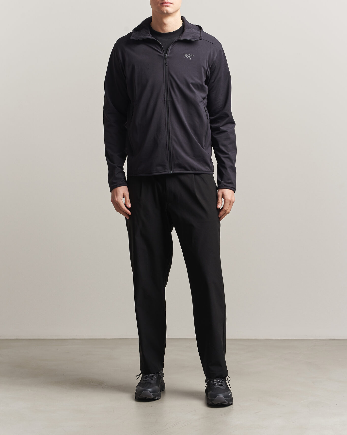 Herre | Trøjer | Arc'teryx | Kyanite Lightweight Full Zip Hoodie Black