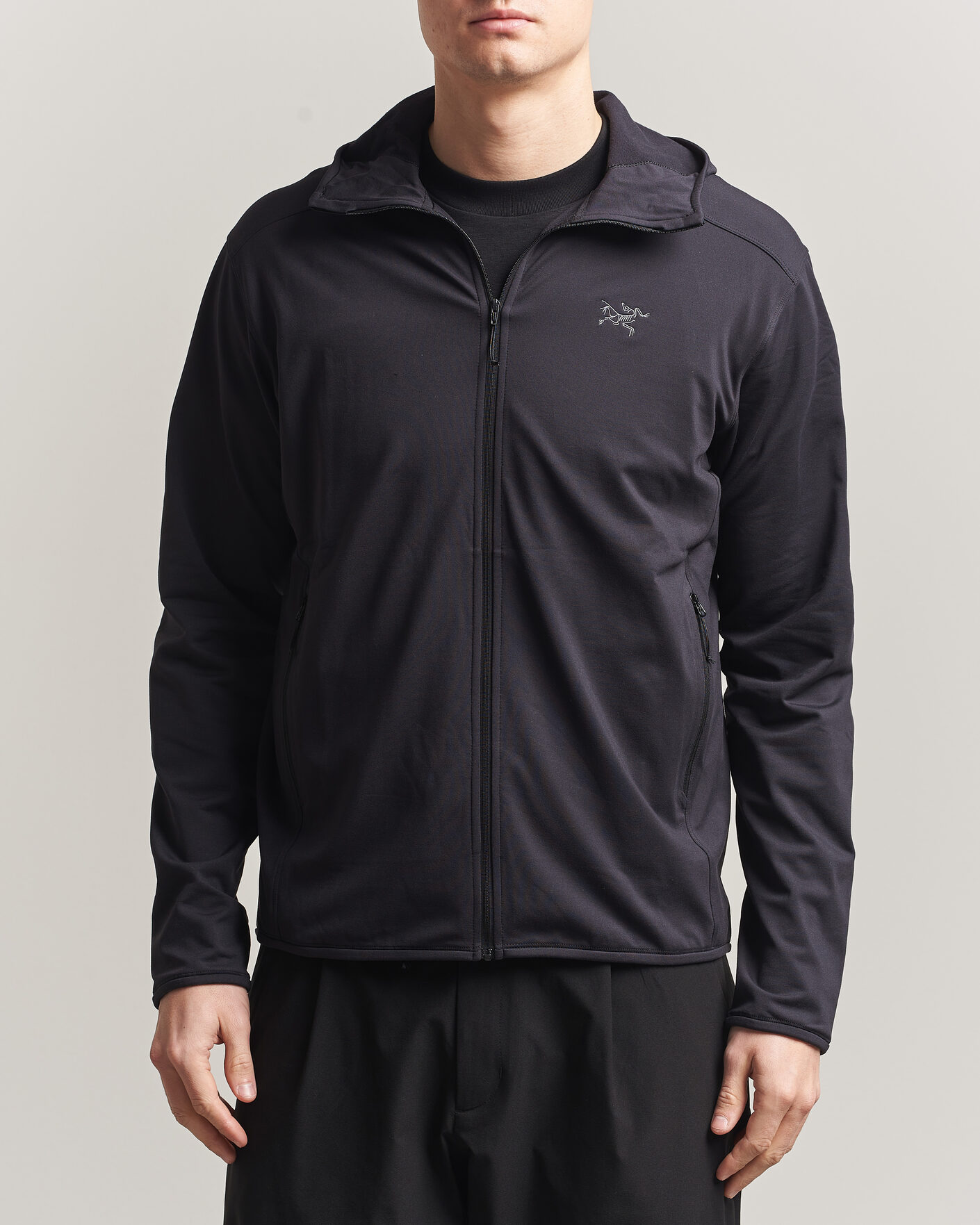 Herre | Trøjer | Arc'teryx | Kyanite Lightweight Full Zip Hoodie Black