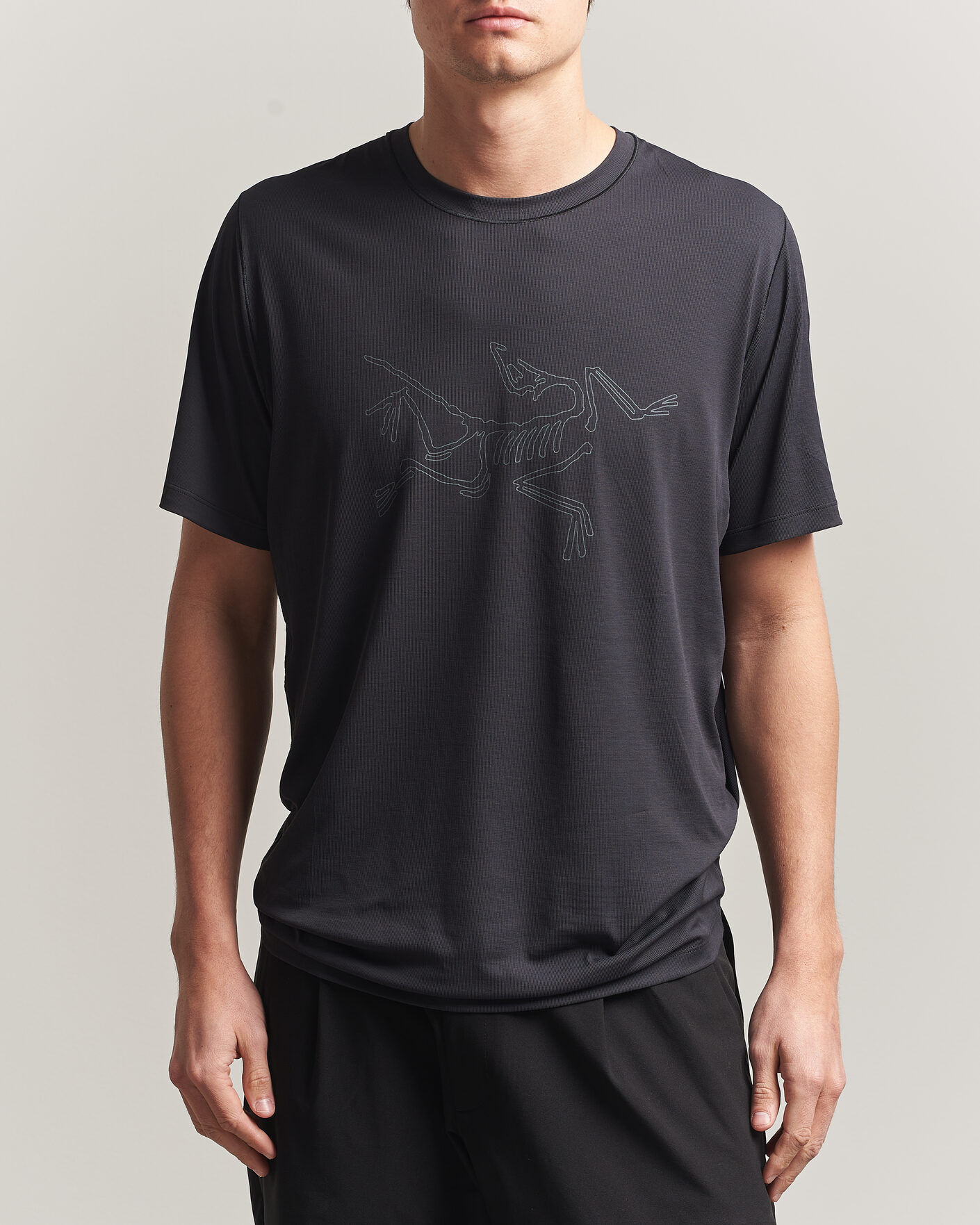 Herre | T-Shirts | Arc'teryx | Cormac Bird Logo Crew Neck T-Shirt Black