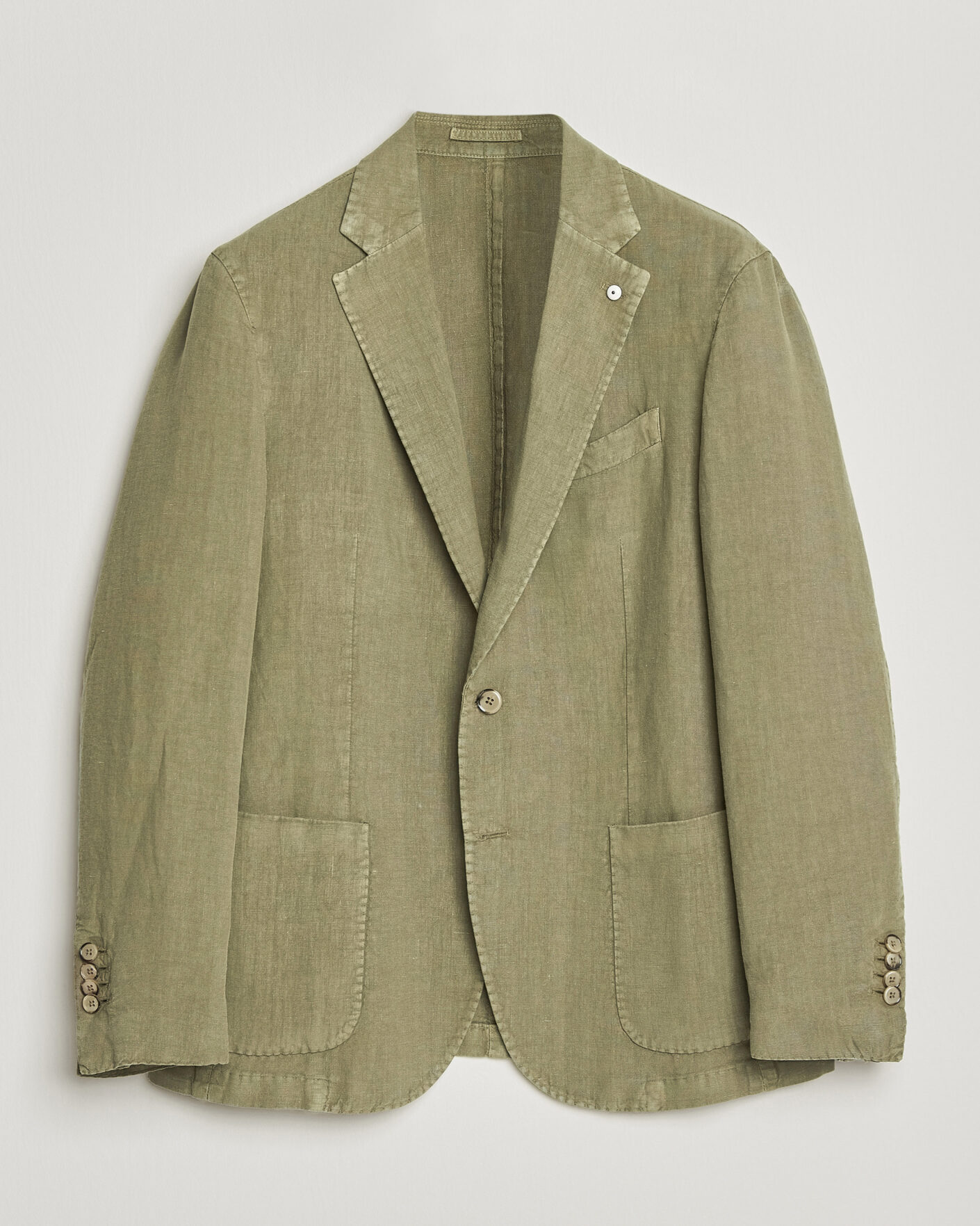 Herre | Blazere & jakker | L.B.M. 1911 | Jack Regular Fit Linen Blazer Olive