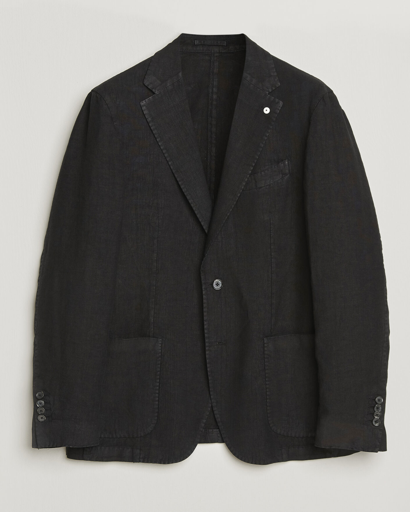 Herre | Blazere & jakker | L.B.M. 1911 | Jack Regular Fit Linen Blazer Black