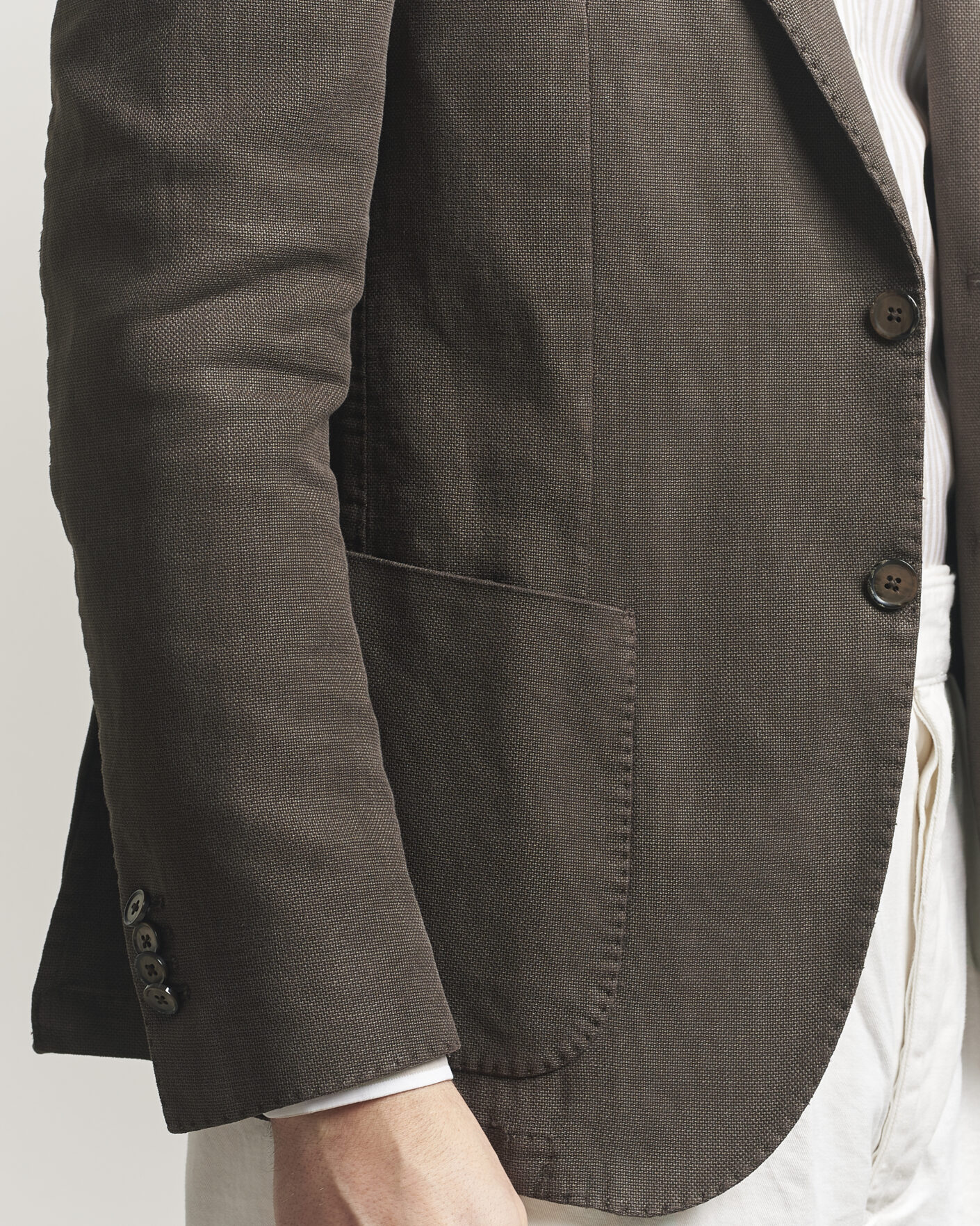 Herre | Blazere & jakker | L.B.M. 1911 | Jack Regular Fit Structured Cotton Blazer Brown