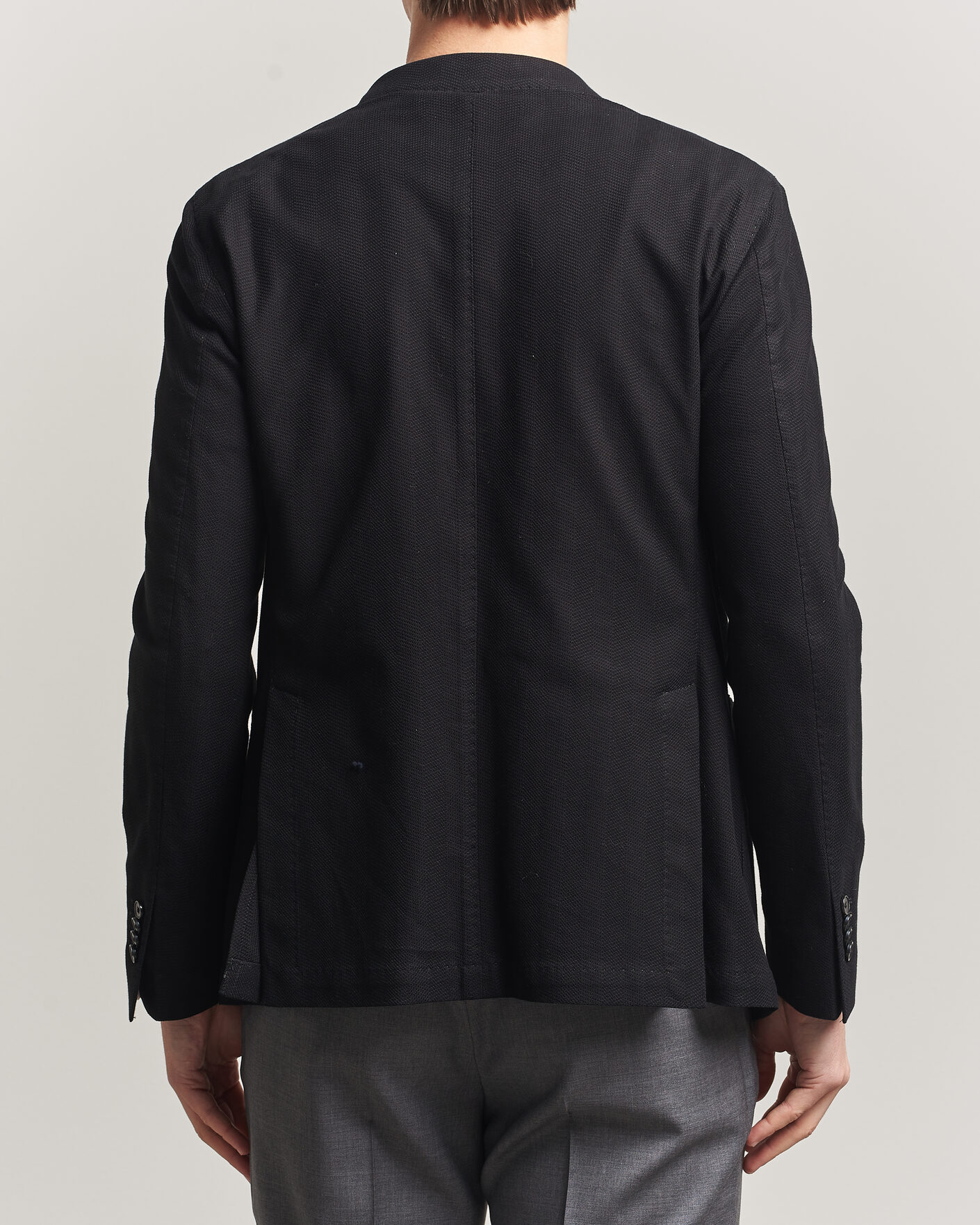 Herre | Blazere & jakker | L.B.M. 1911 | Jack Herringbone Cotton Blazer Black