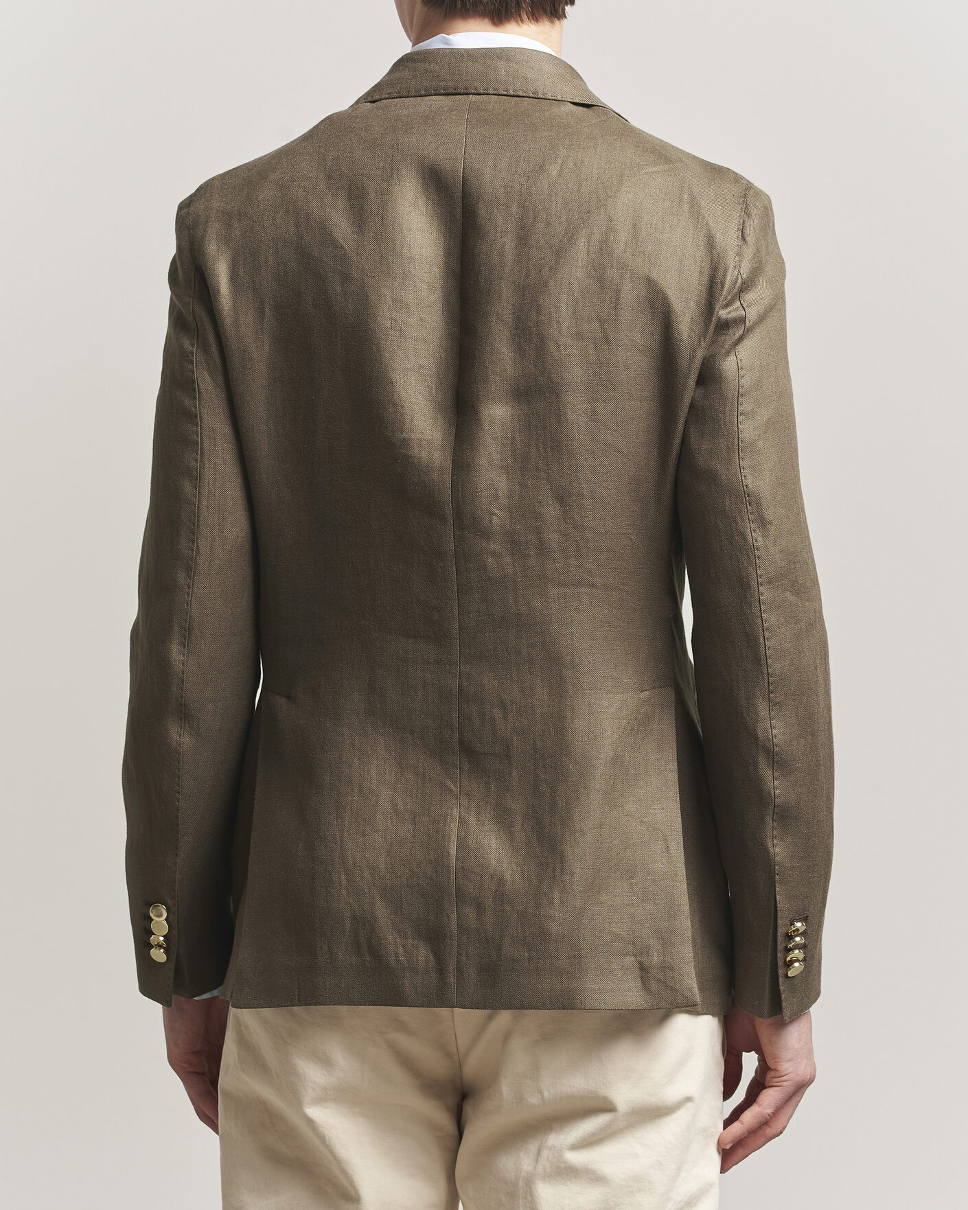 Herre | Blazere & jakker | L.B.M. 1911 | Tom Regular DB Linen Blazer Olive