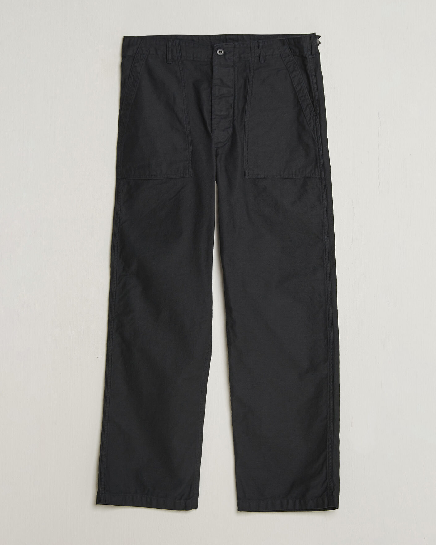 Herre | Bukser | orSlow | Regular Fit Original Sateen Fatigue Pants Black