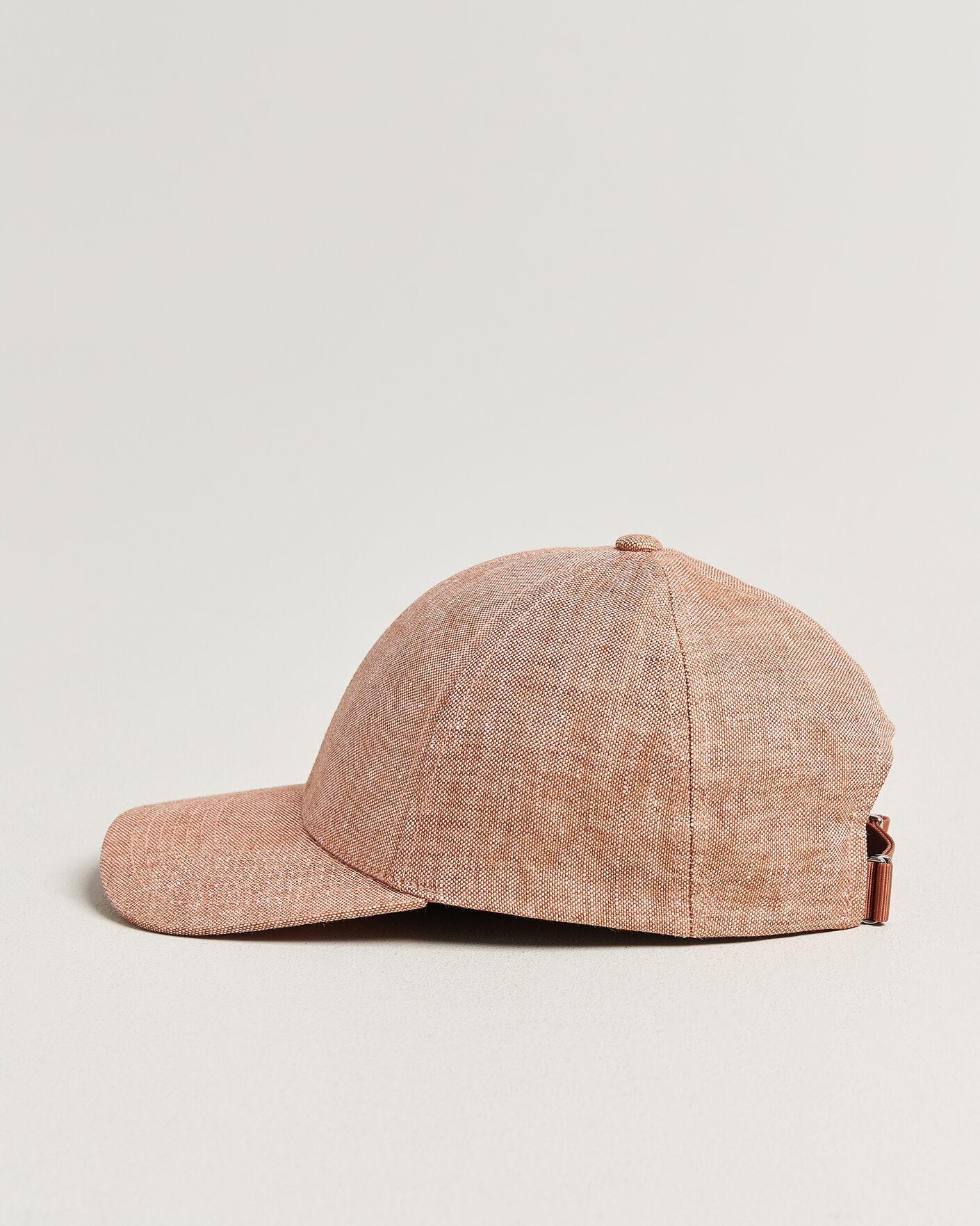 Herre | Hatte & kasketter | Varsity Headwear | Linen Baseball Cap Pale Rust