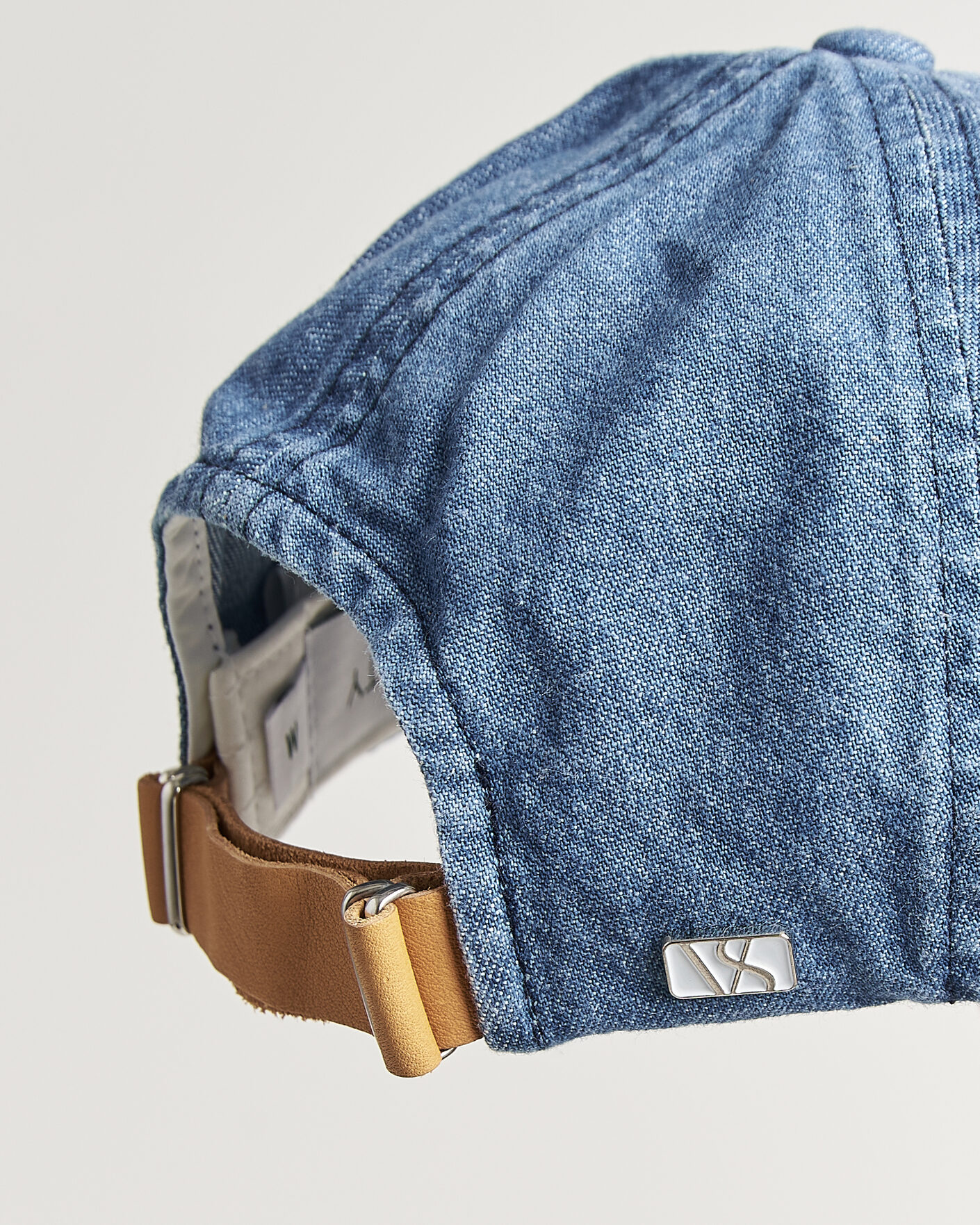 Herre | Hatte & kasketter | Varsity Headwear | Washed Denim Baseball Cap Indigo