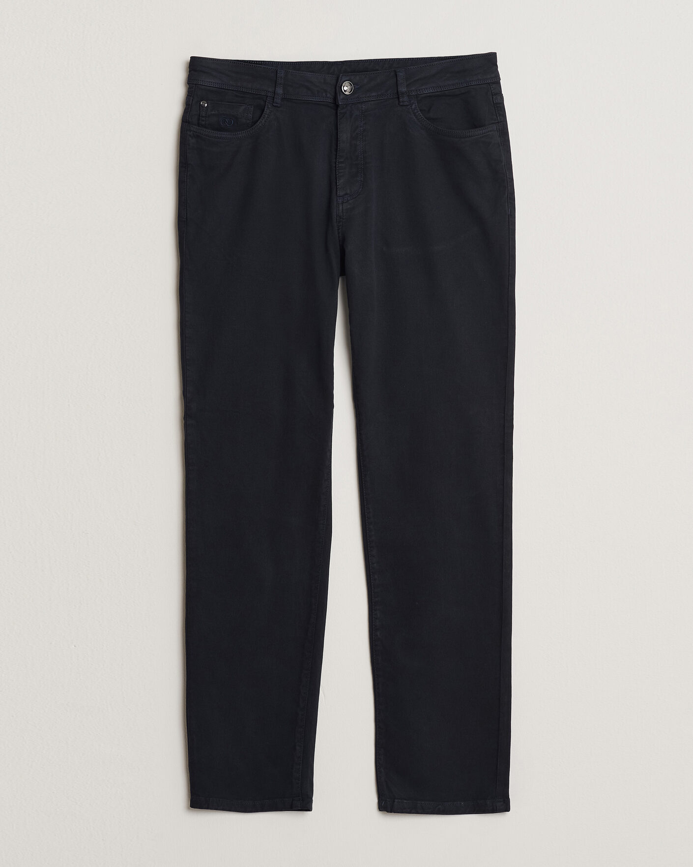 Herre | Bukser | Oscar Jacobson | Slim Fit 5-Pocket Chino Navy