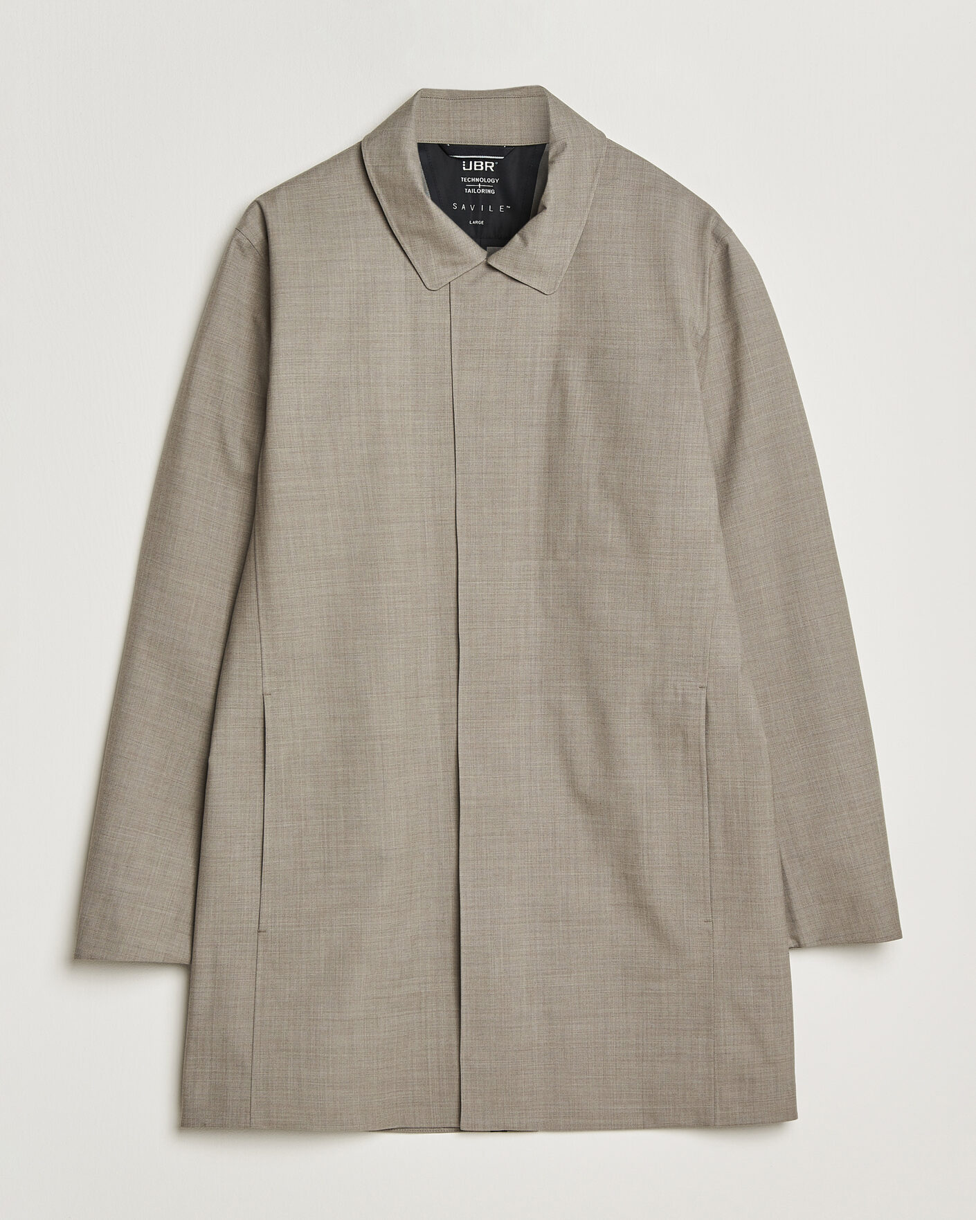 Herre | Jakker | UBR | Sky Fall Savile Wool Waterproof Coat Sand