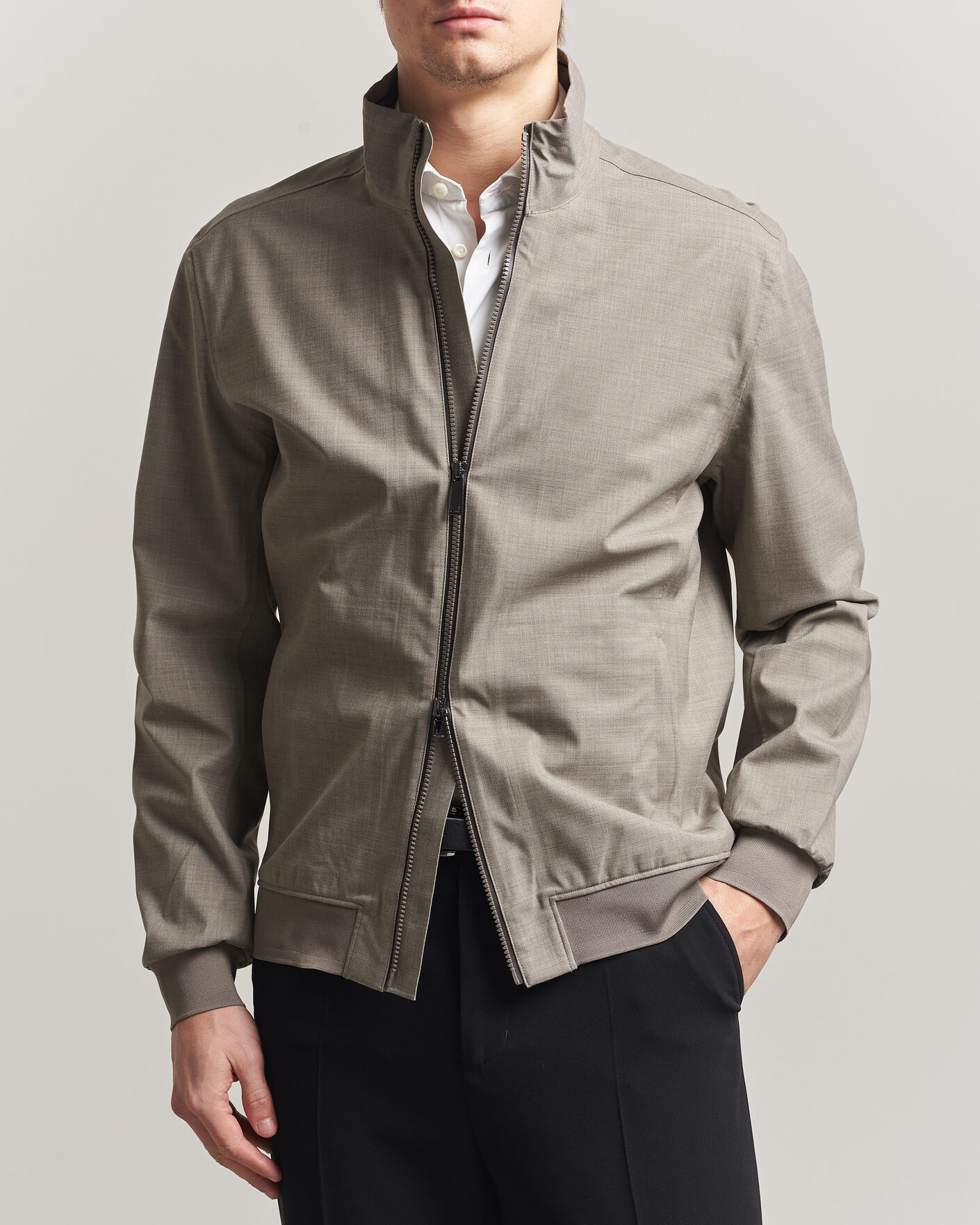 Herre | Jakker | UBR | Bullet Delta Savile Wool Jacket Sand